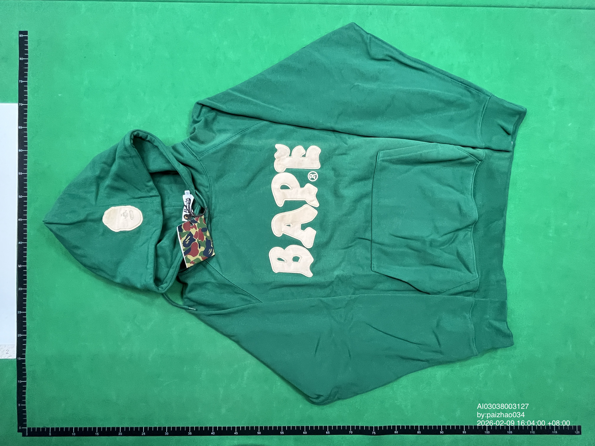QC Photo - Bape Logo Hoodie
