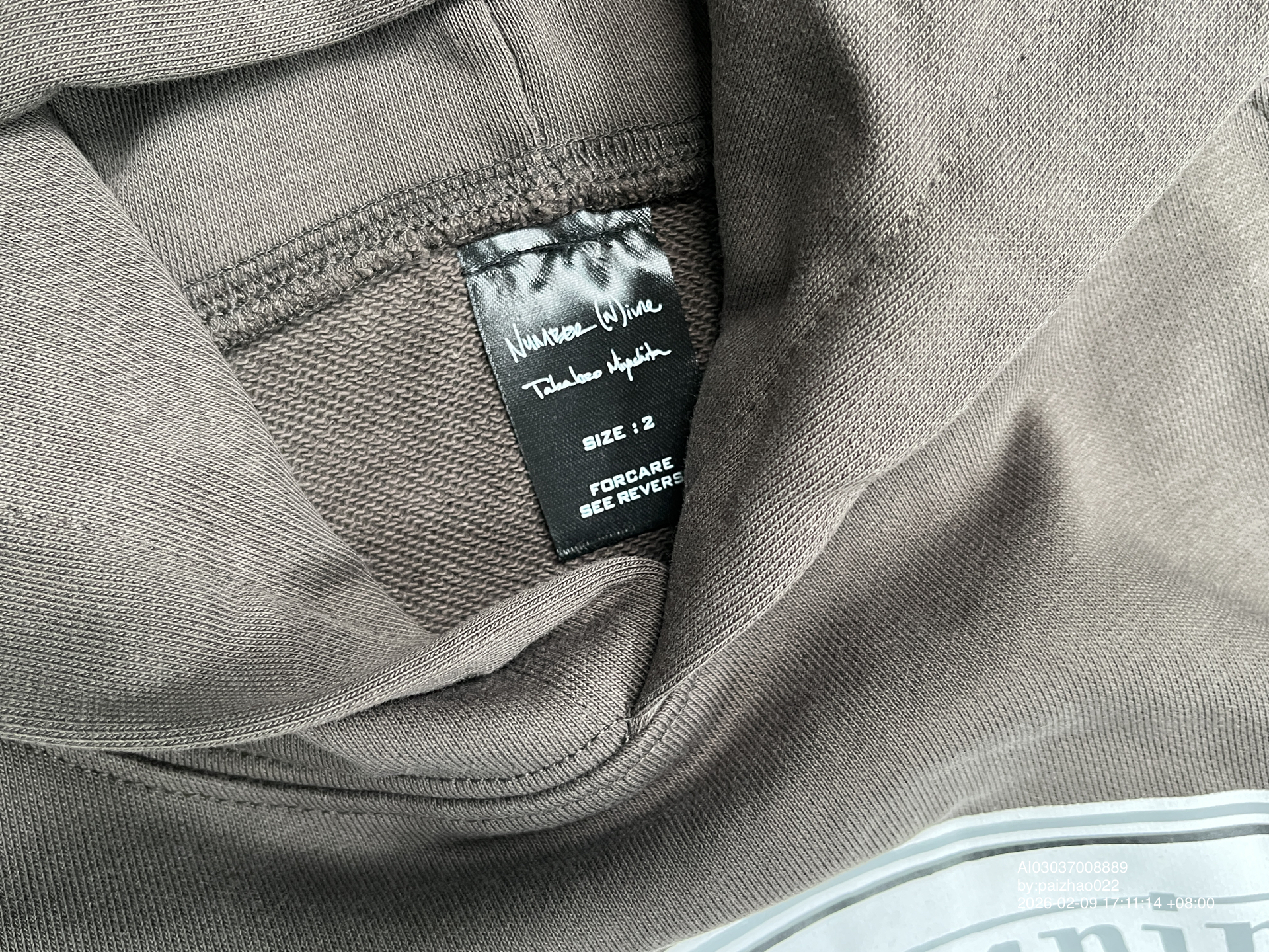 QC Photo - Number Nine Lambretta Hoodie