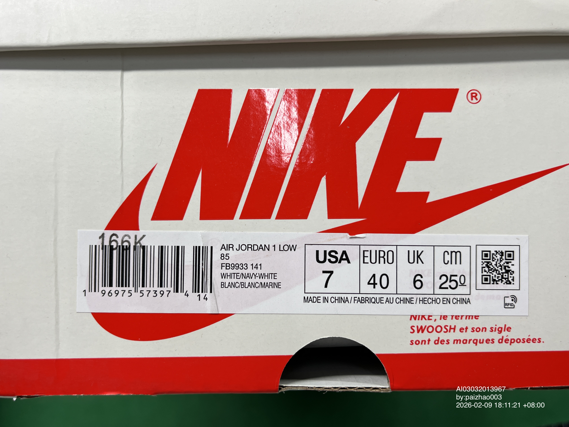 QC Photo - Jordan 1 Low OG Bleached Coral