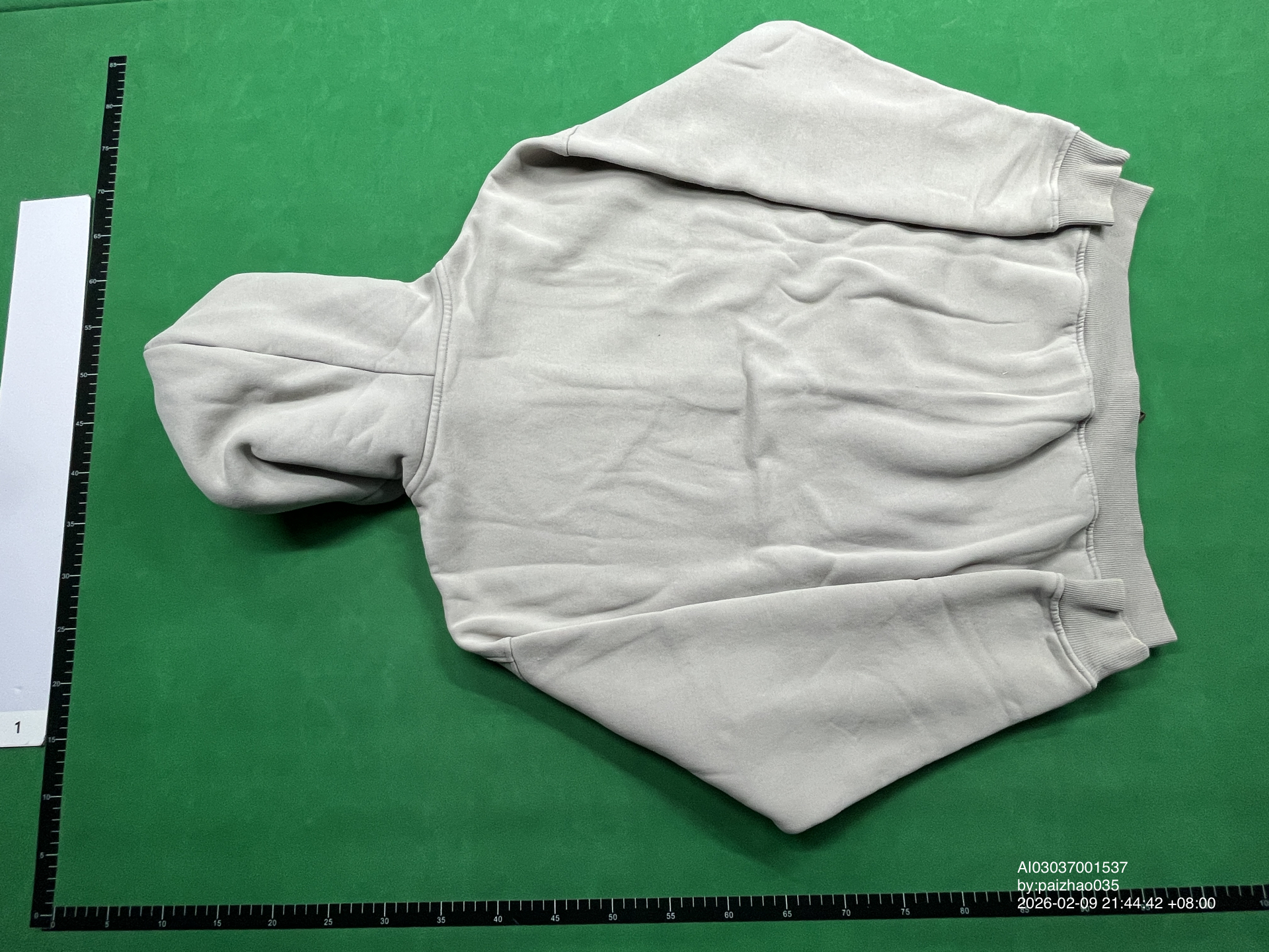 QC Photo - Unbranded Blank Washed Zip-Up Hoodies #3