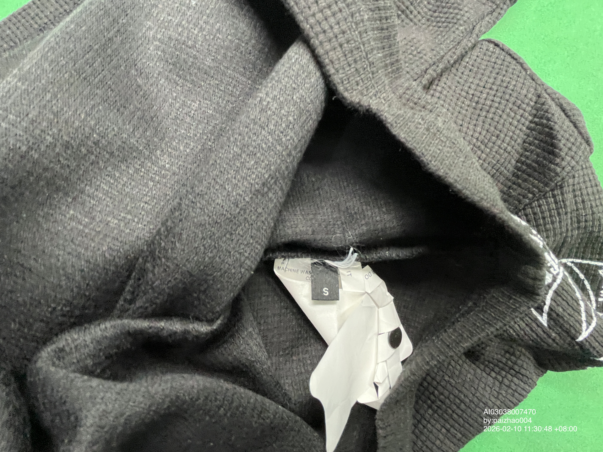 QC Photo - West Coast Choppers Black Waffle Long Sleeve Tee