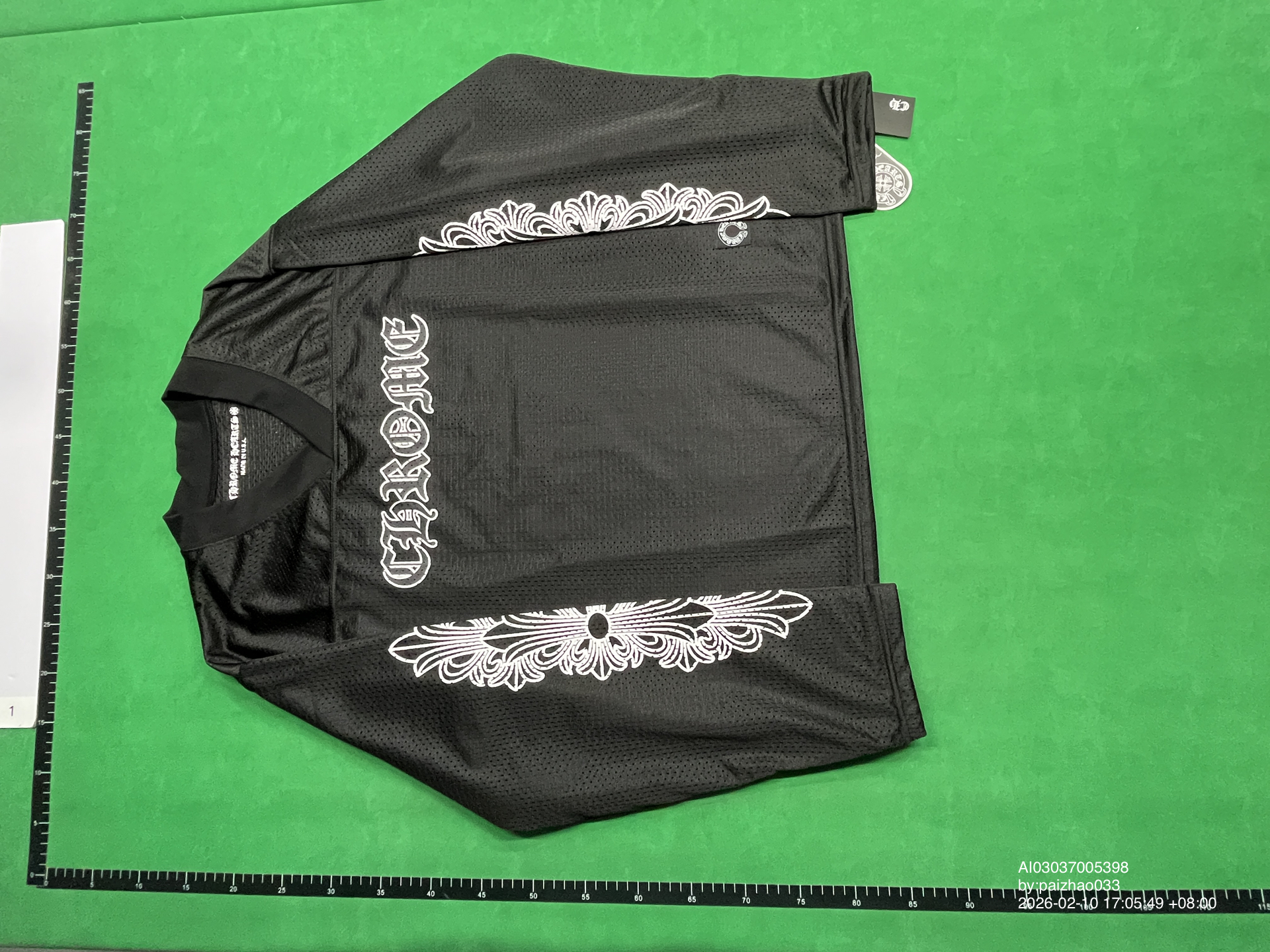 QC Photo - Chrome Hearts Long Sleeve Mesh Jersey (3 Variants)