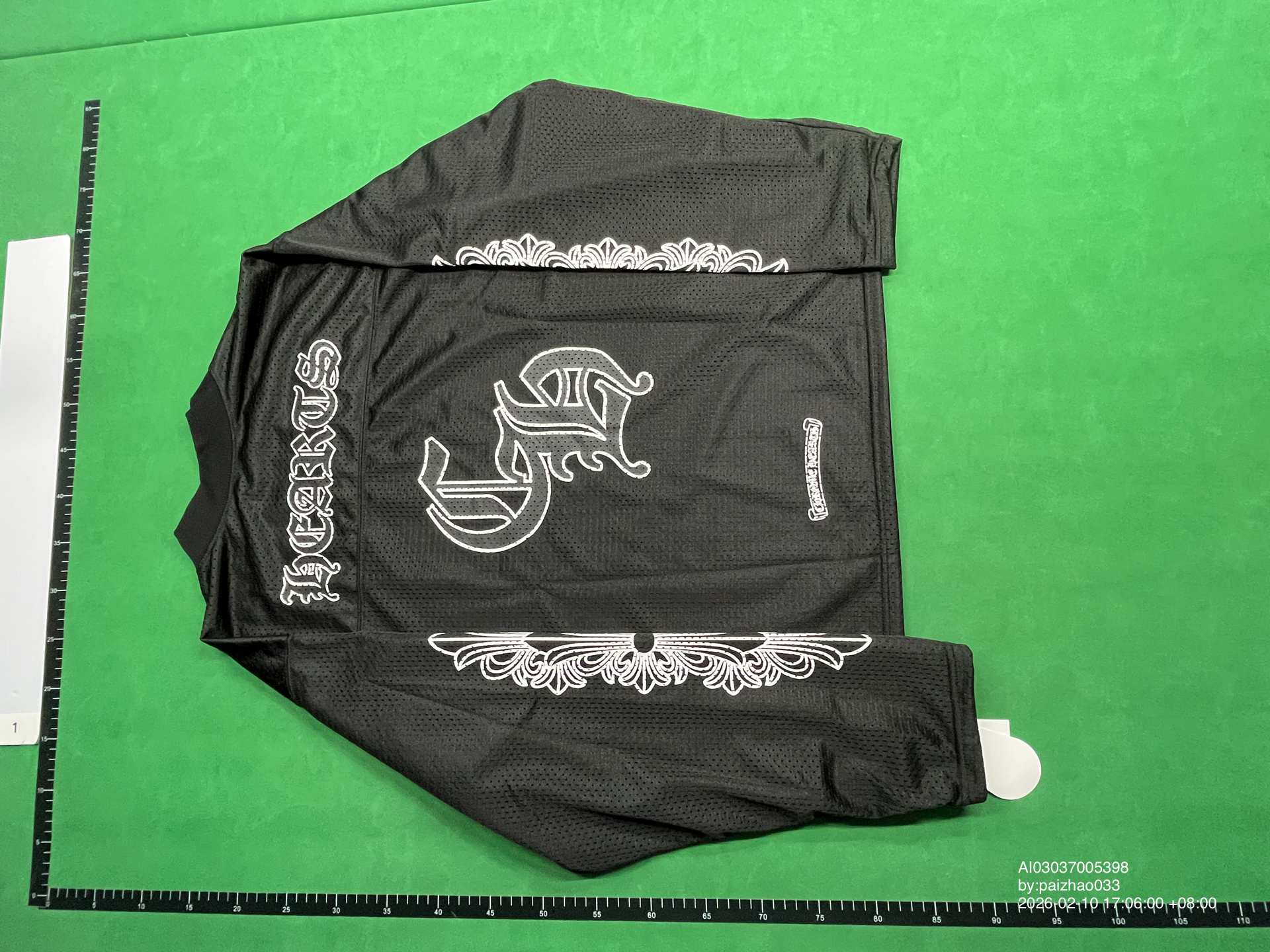 QC Photo - Chrome Hearts Long Sleeve Mesh Jersey (3 Variants)