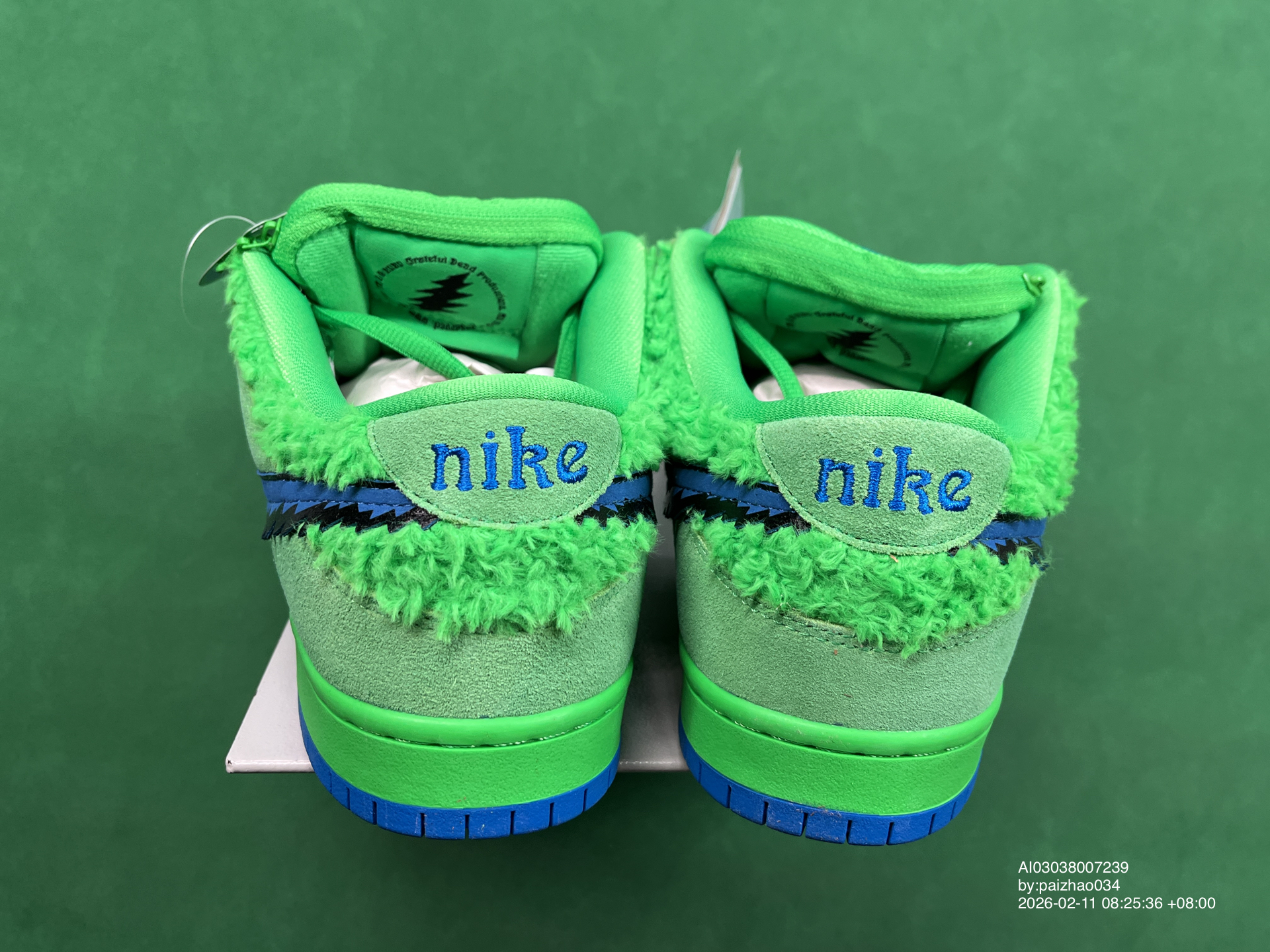 QC Photo - Nike SB Dunk Low Grateful Dead Bears Green
