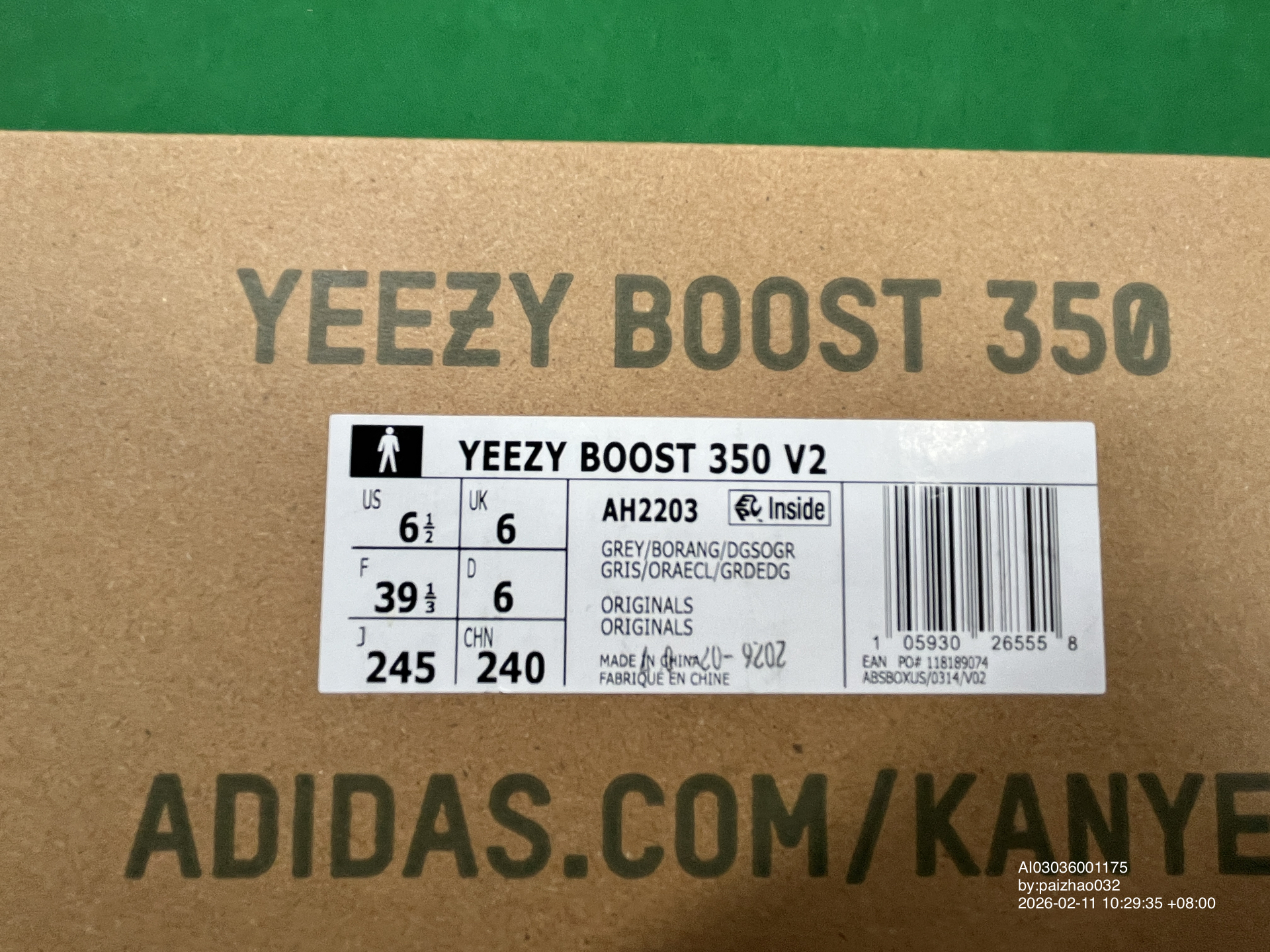 QC Photo - adidas Yeezy Boost 350 V2 Core Black Red