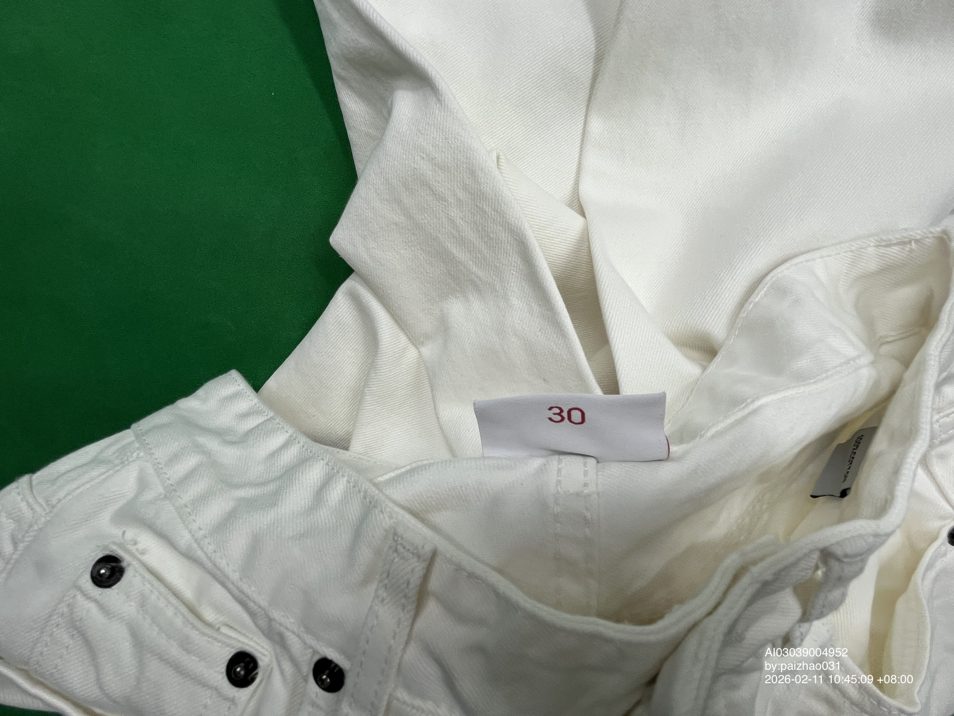 QC Photo - Firemade Raw Denim Selvedge Jeans Cream