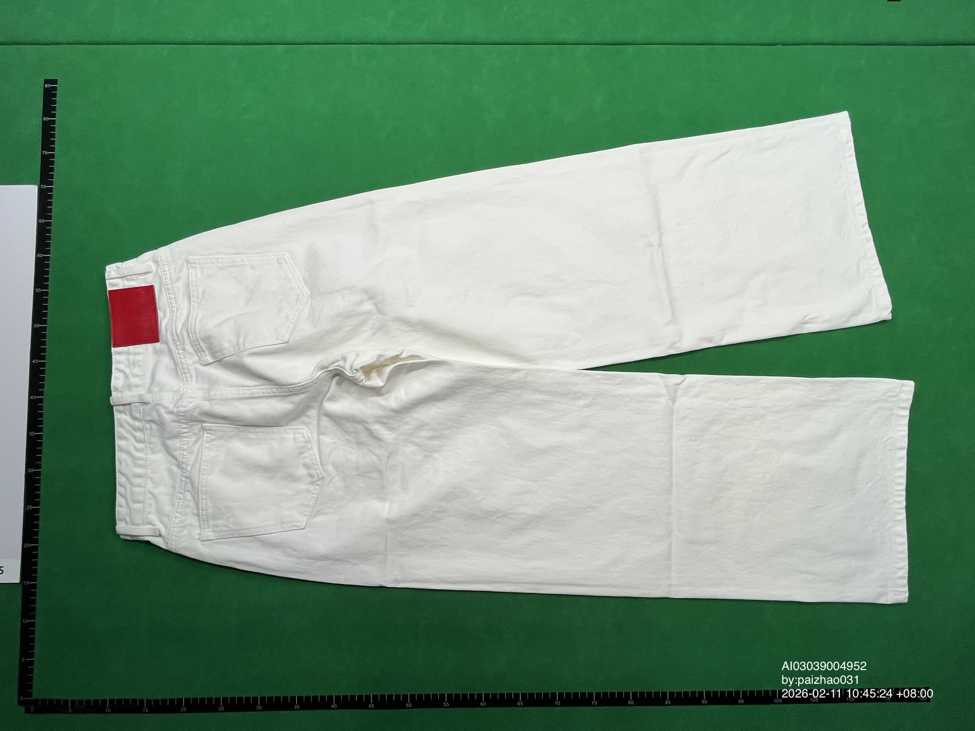 QC Photo - Firemade Raw Denim Selvedge Jeans Cream