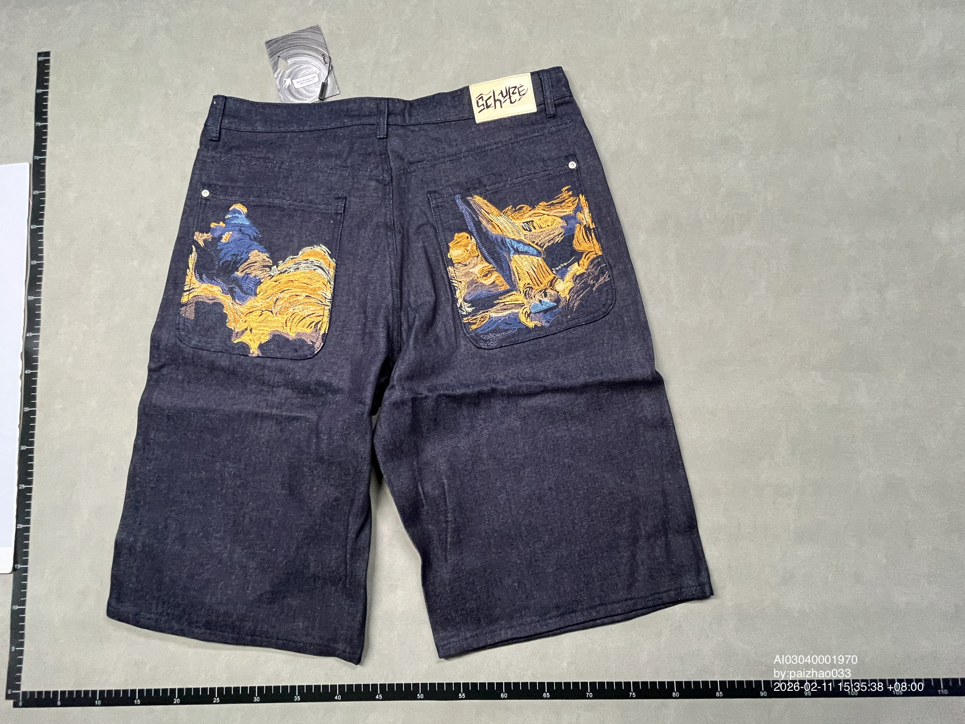 QC Photo - Derschutze Whale Denim Shorts