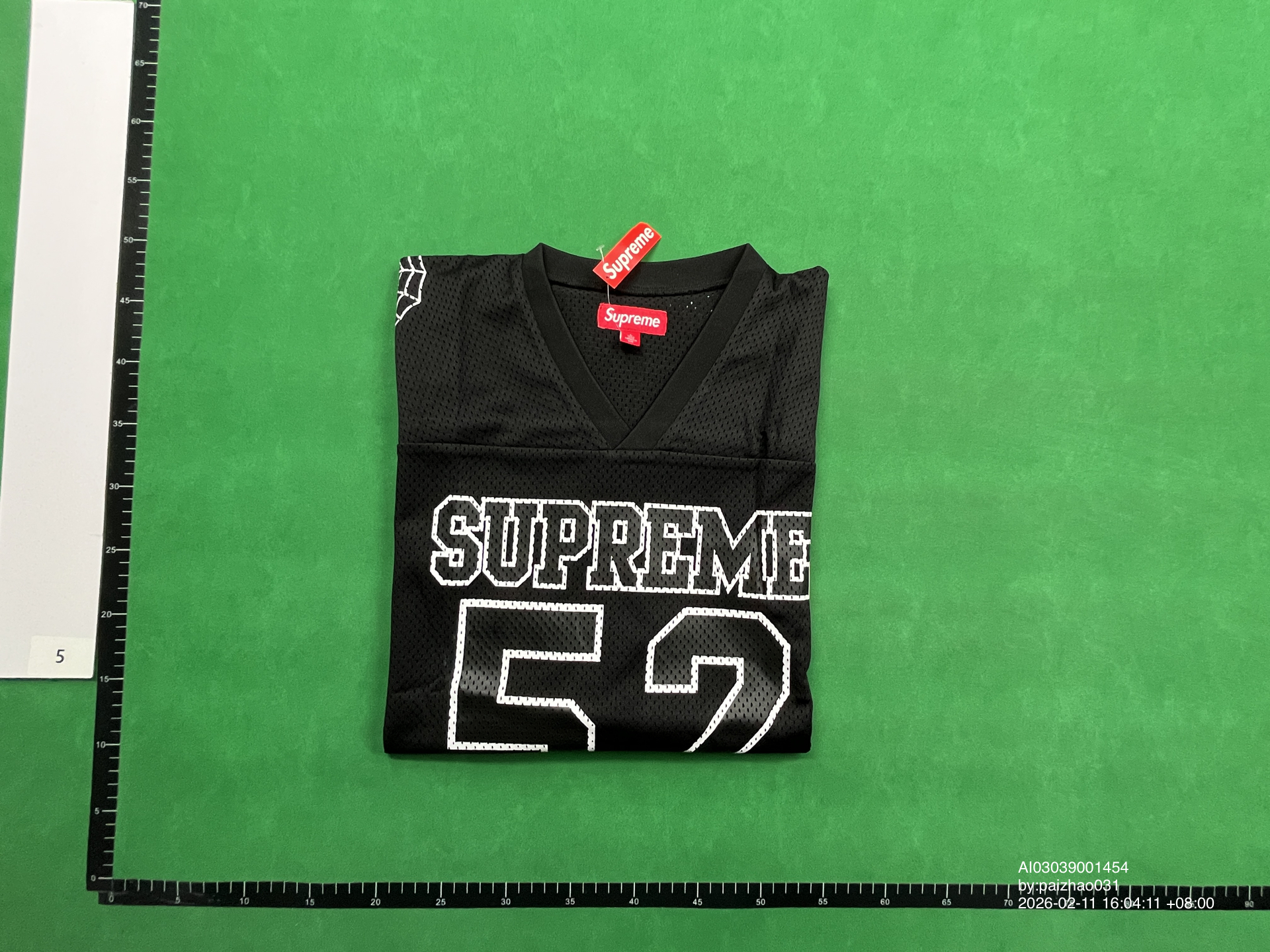 QC Photo - Supreme Spiderweb Football Jersey