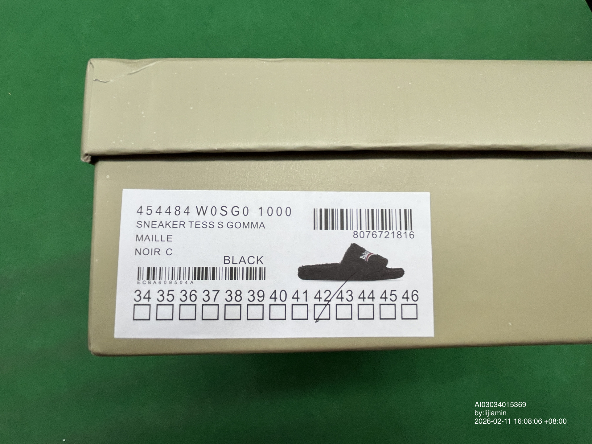 QC Photo - Balenciaga Furry Slides