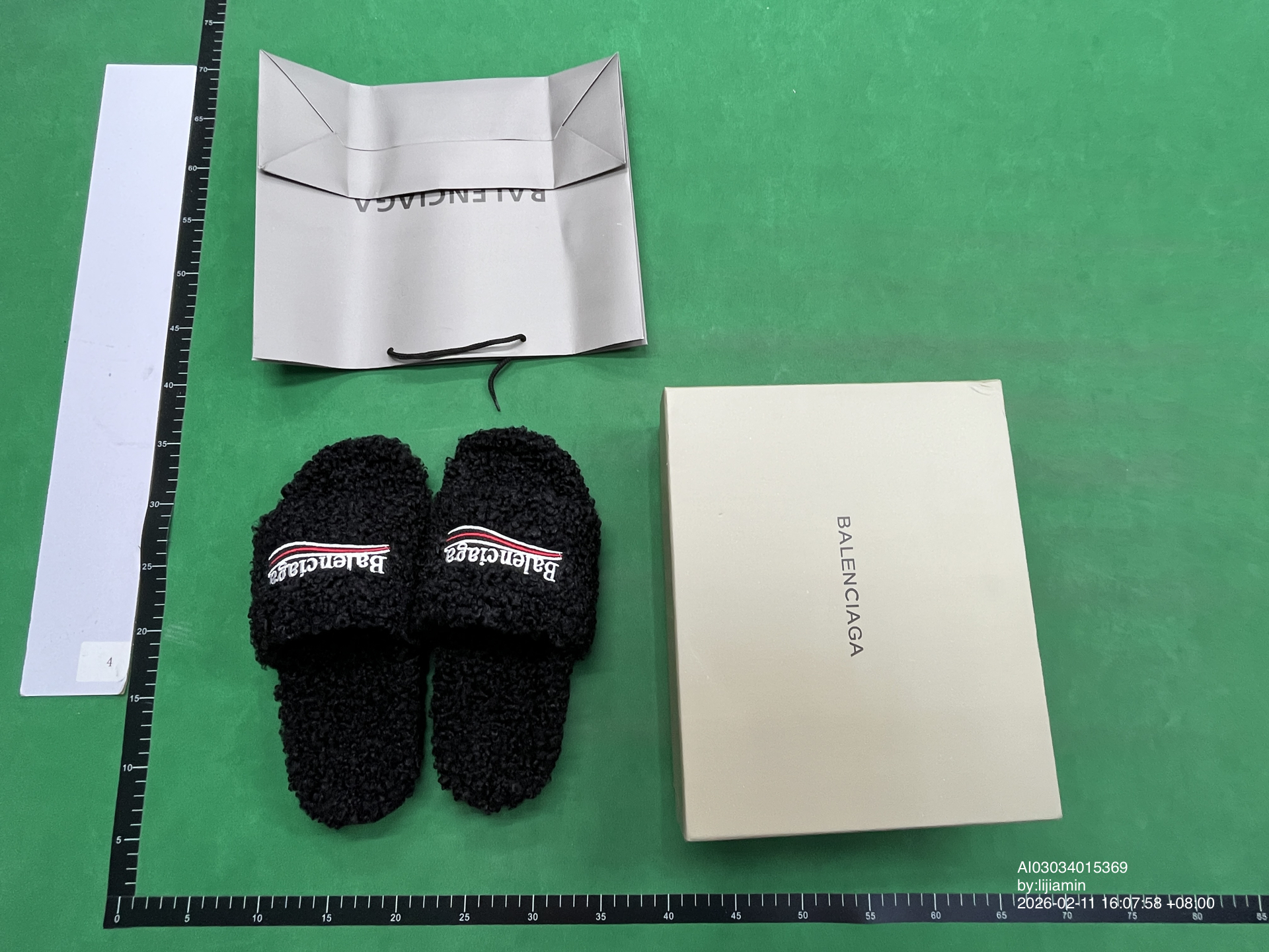 QC Photo - Balenciaga Furry Slides