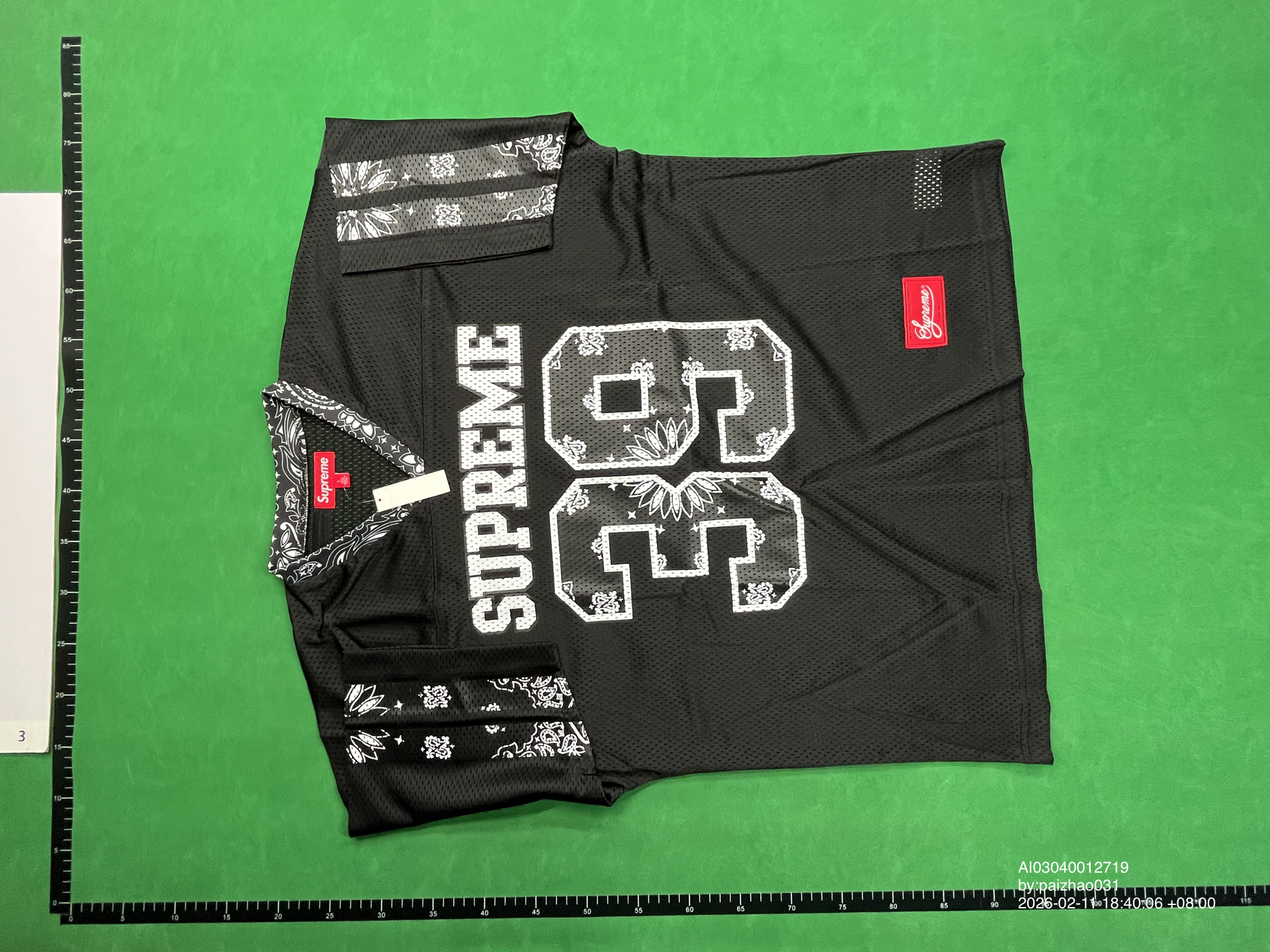 QC Photo - Supreme Bandana Mesh Jersey (2 Variants)