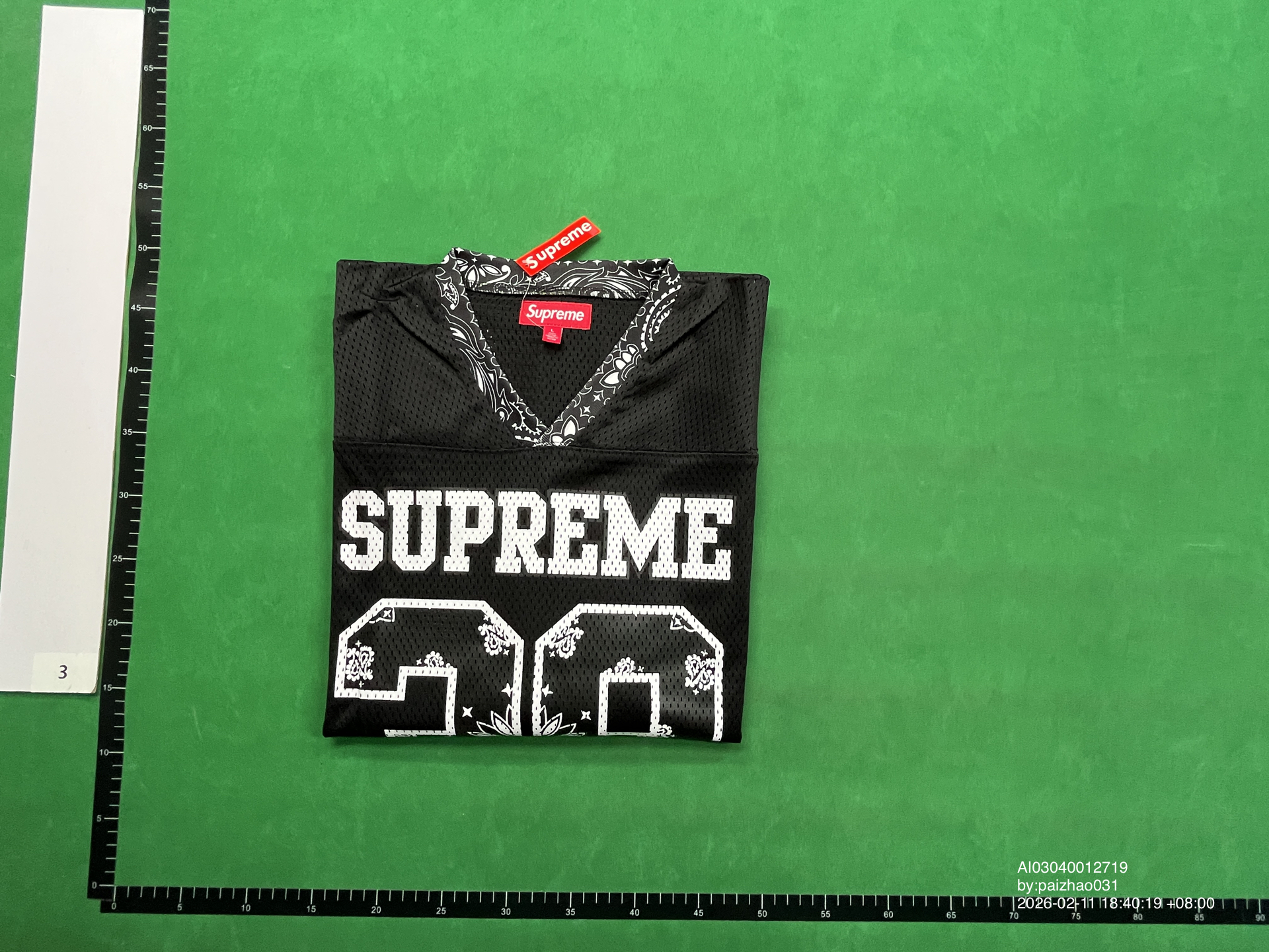 QC Photo - Supreme Bandana Mesh Jersey (2 Variants)