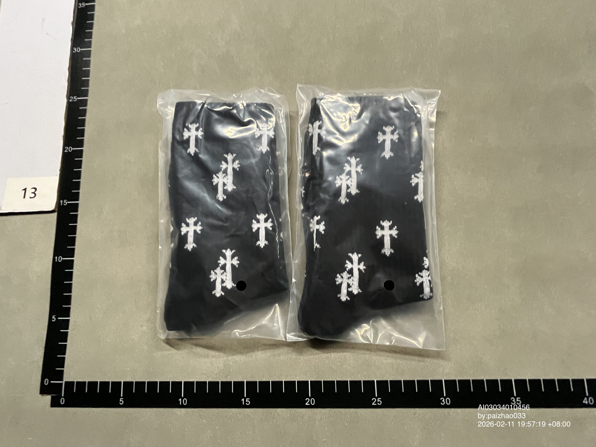 QC Photo - Chrome Hearts Socks #1