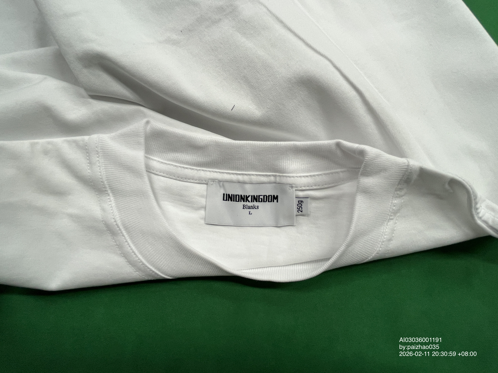 QC Photo - Union Kingdom High Quality Oversized Blank Tees #1