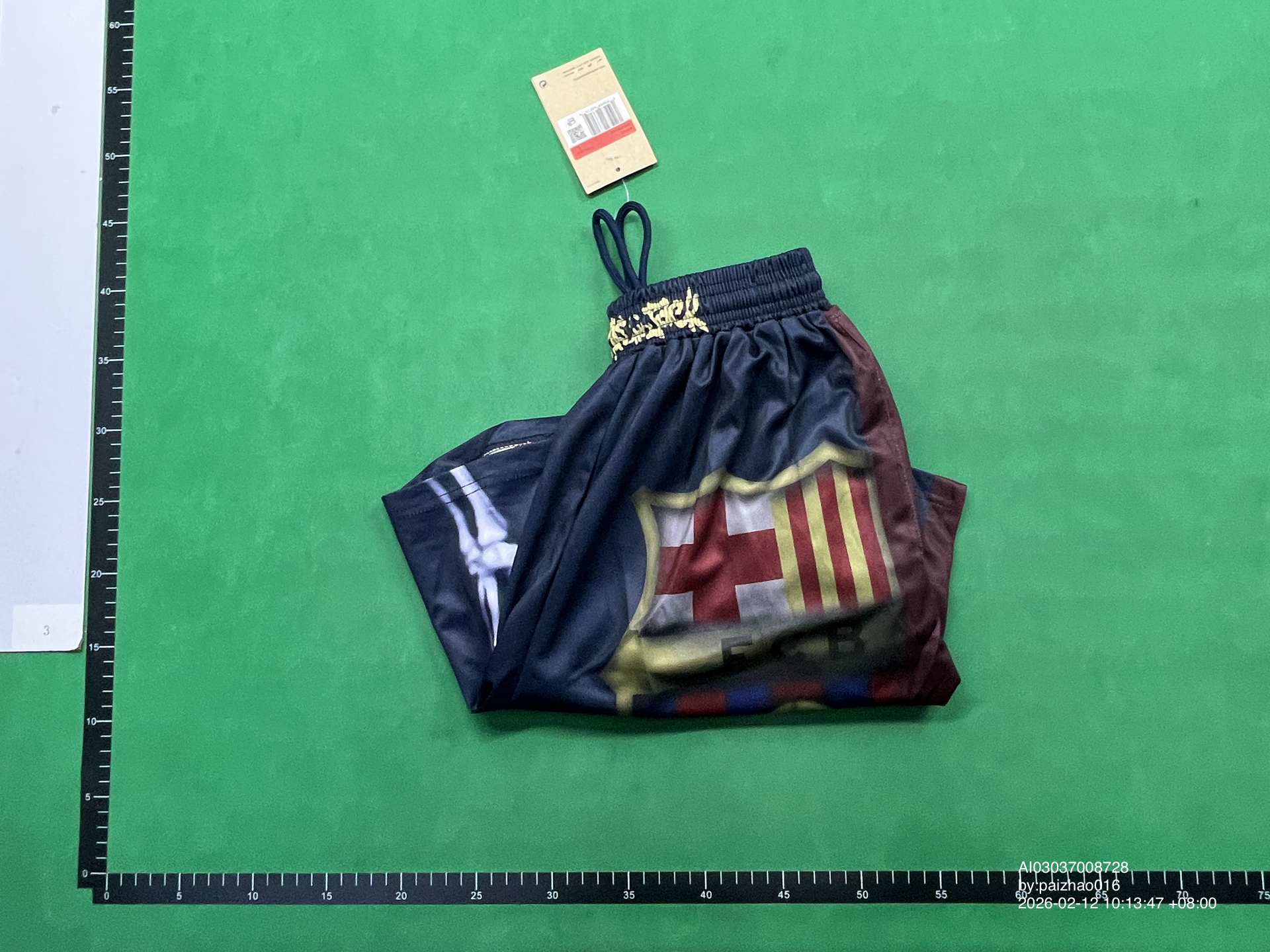 QC Photo - Cactus Jack x Barcelona Skeleton Shorts