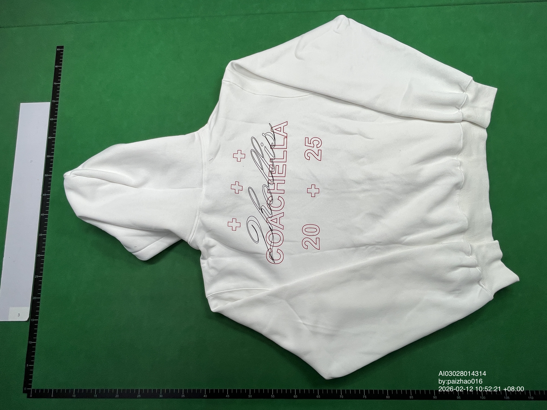 QC Photo - 2Hollis Coachella Zip-Up Hoodie