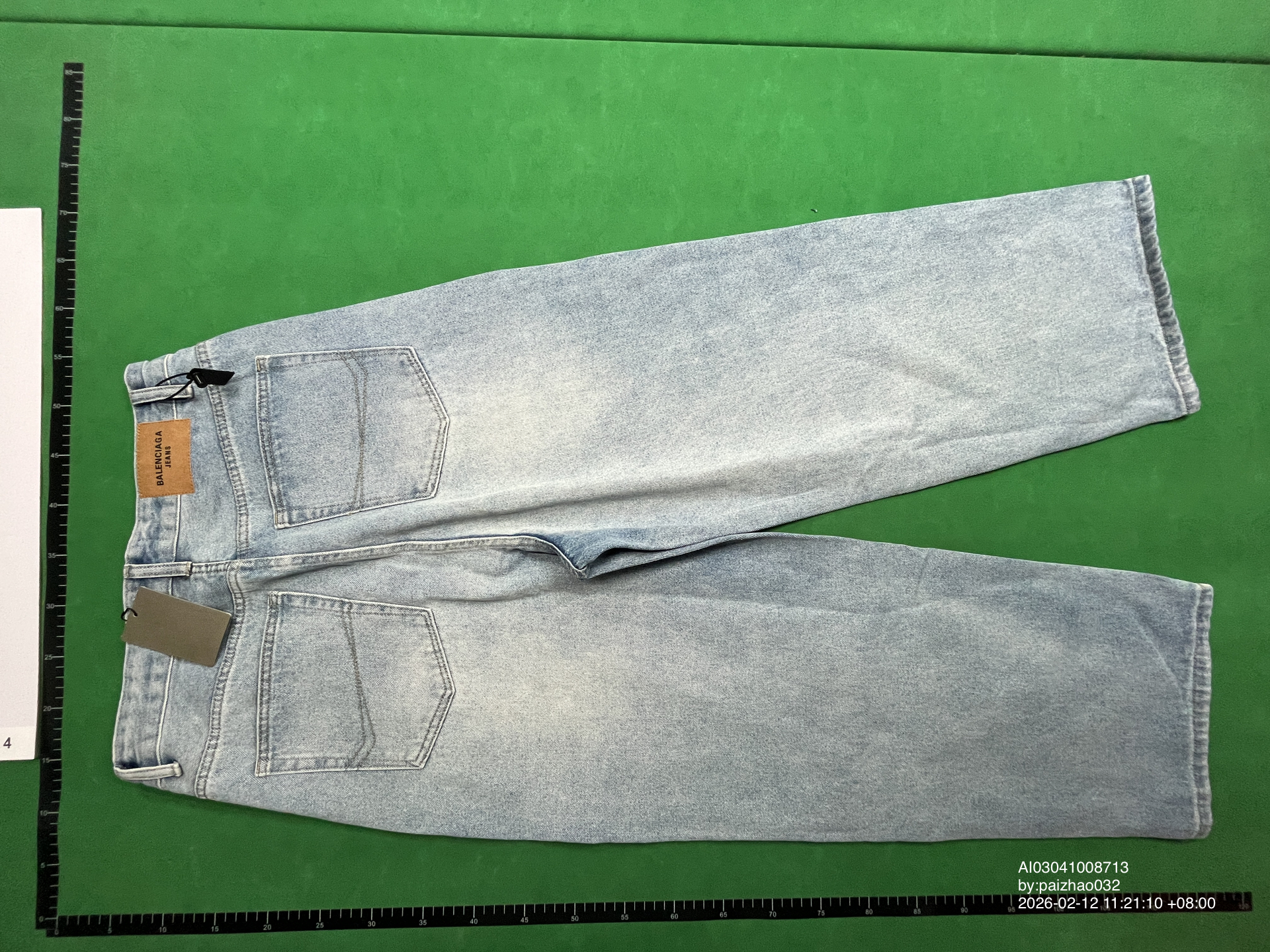 QC Photo - Balenciaga Washed Denim Jeans