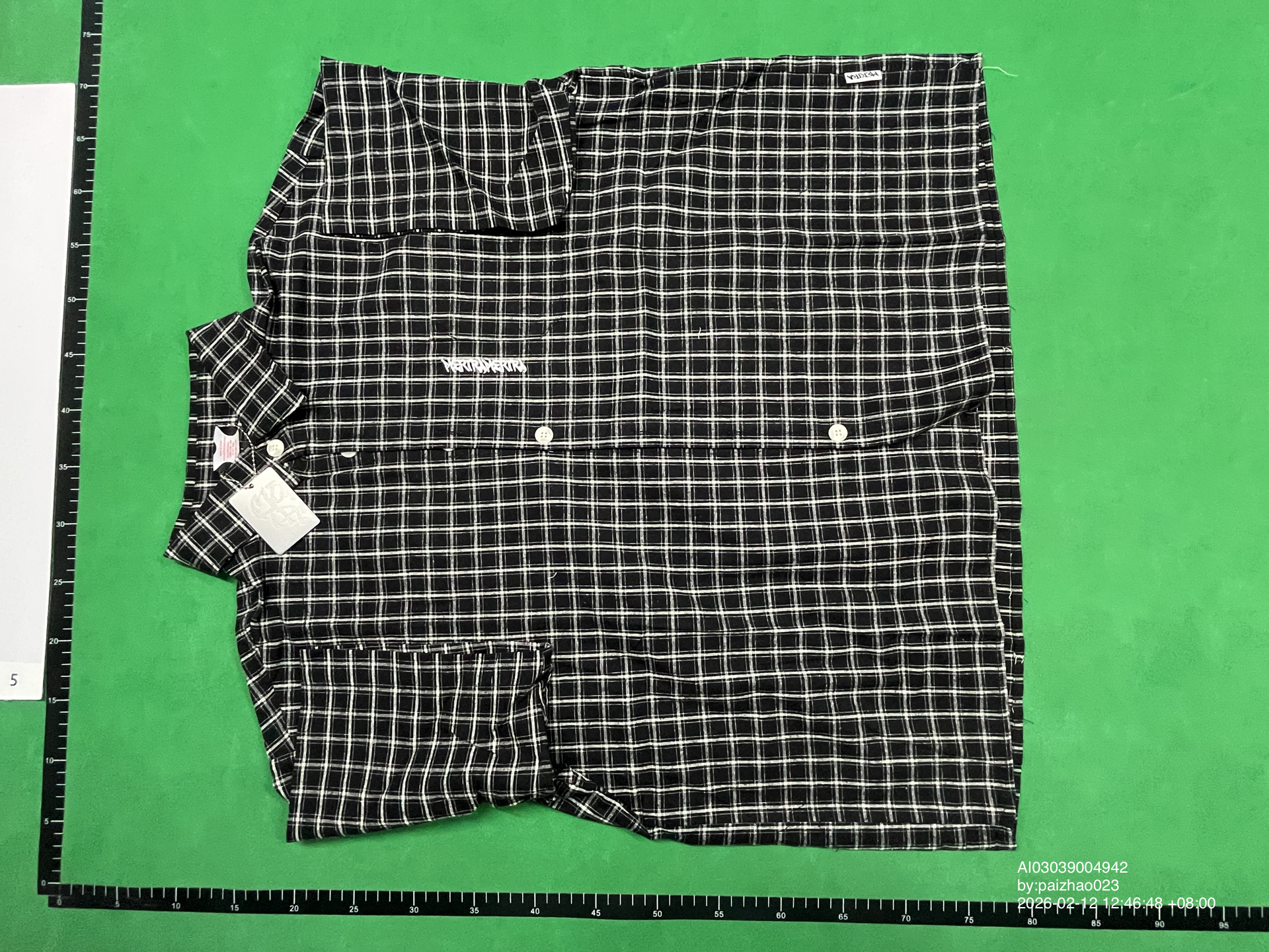 QC Photo - Mertra Plaid Shirt (Green)
