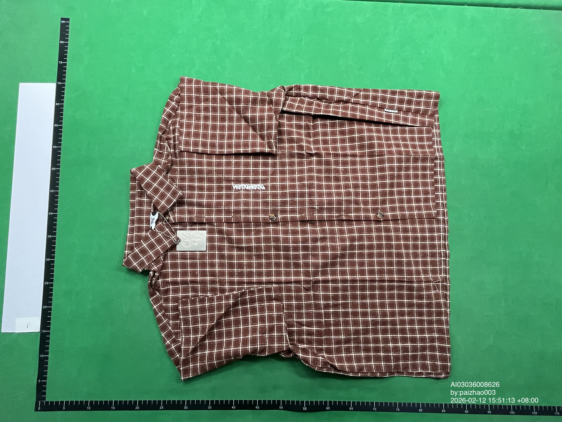 QC Photo - Mertra Plaid Shirt (Green)