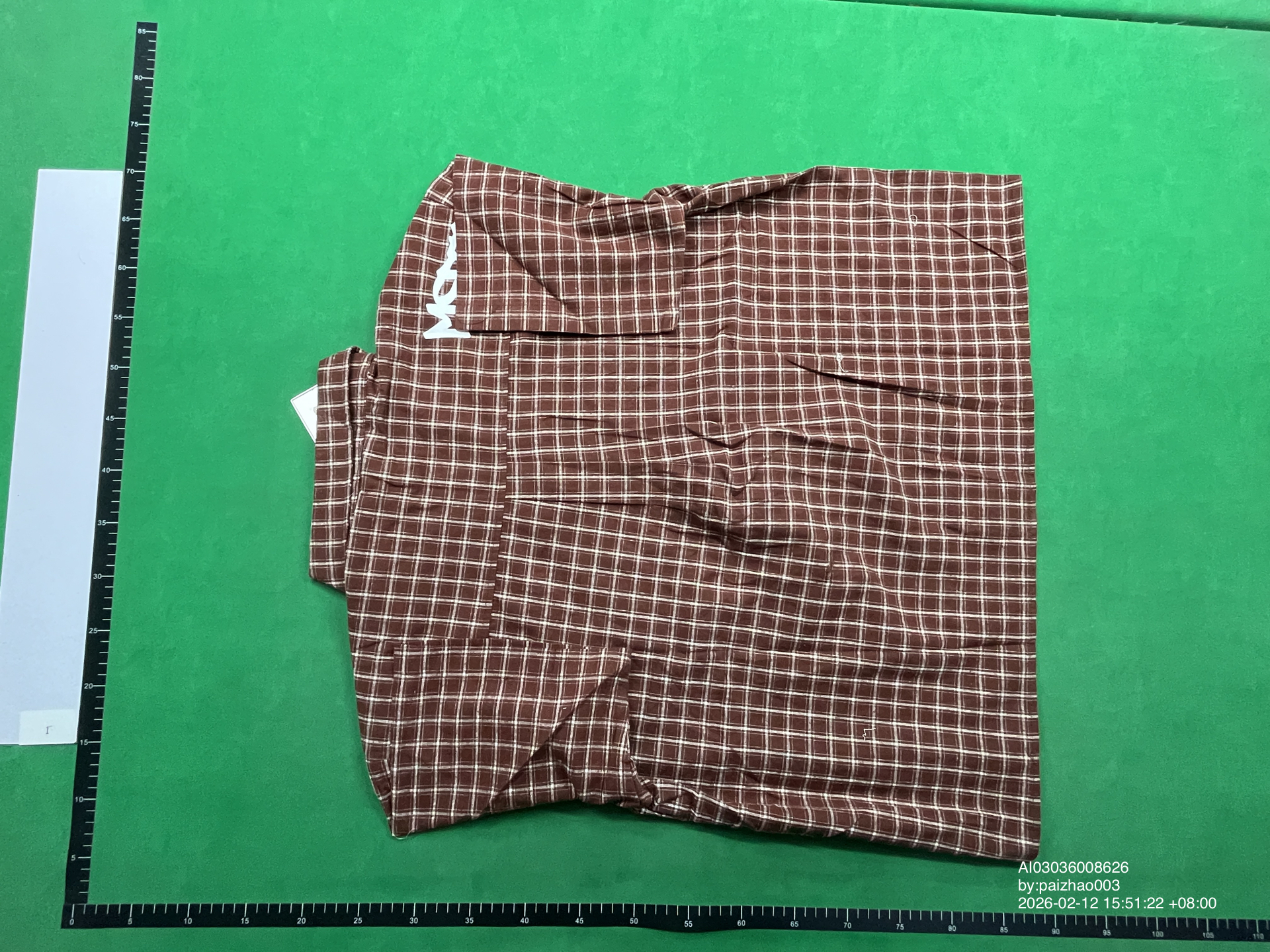 QC Photo - Mertra Plaid Shirt (Green)