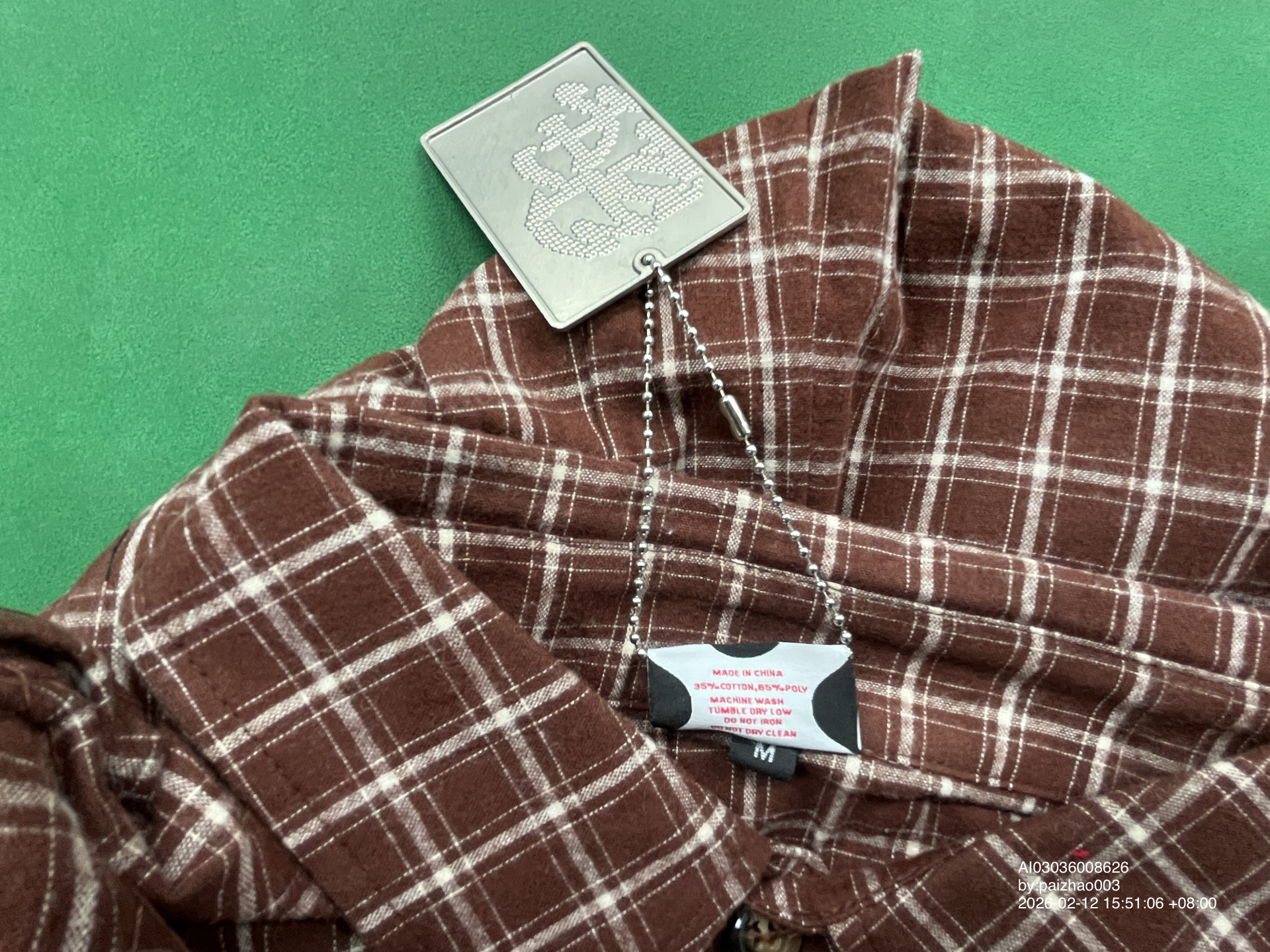 QC Photo - Mertra Plaid Shirt (Green)