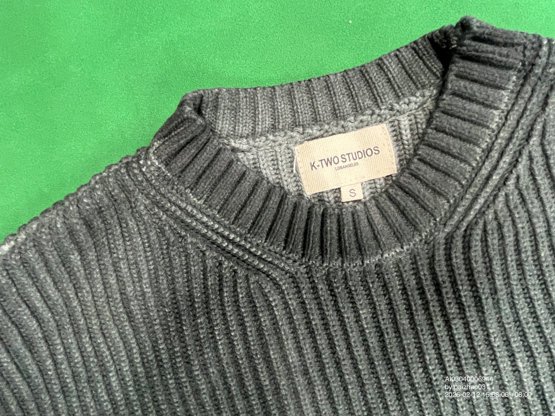 QC Photo - K-Two Knit Sweater