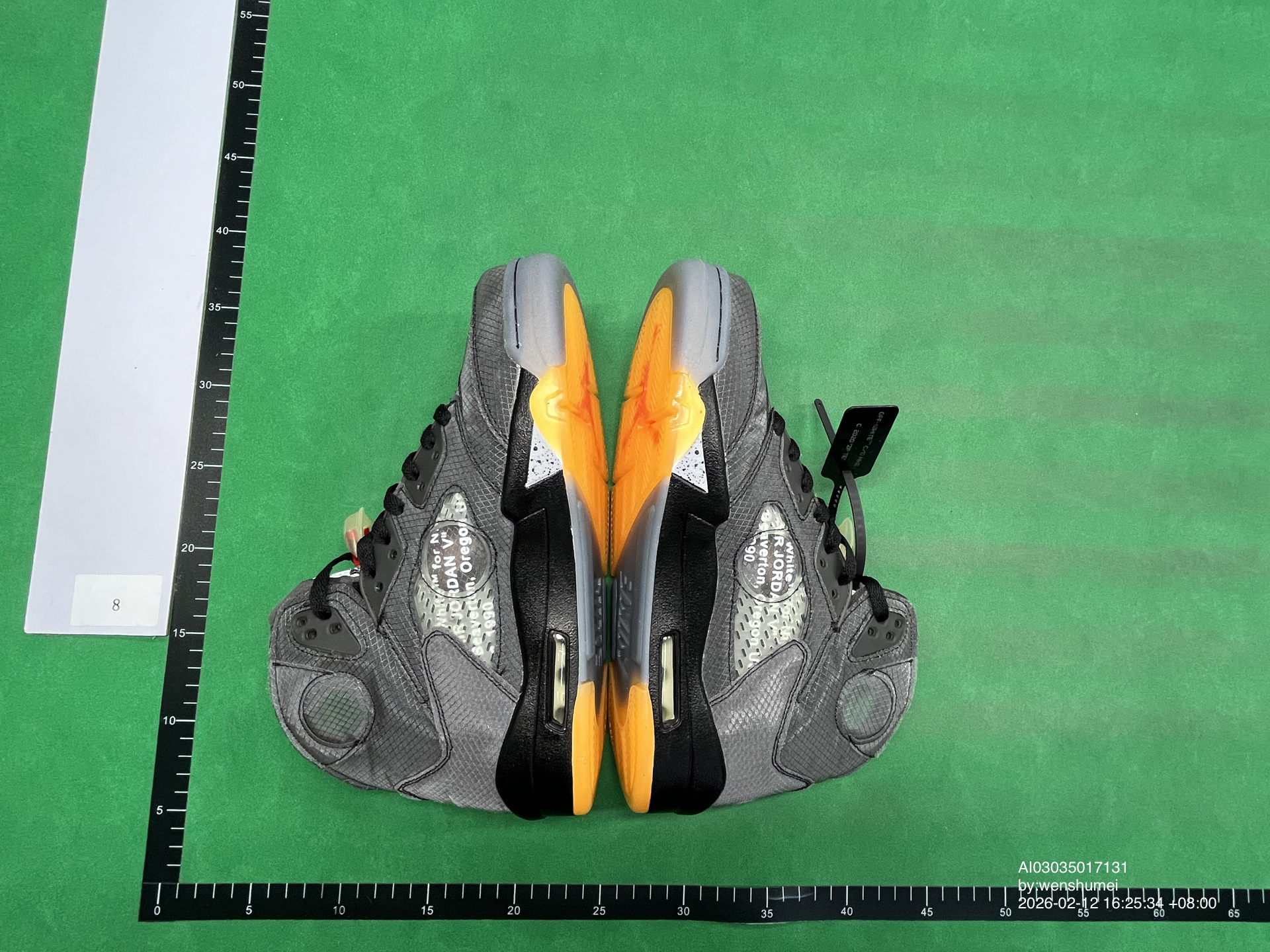 QC Photo - Jordan 5 Retro Off-White