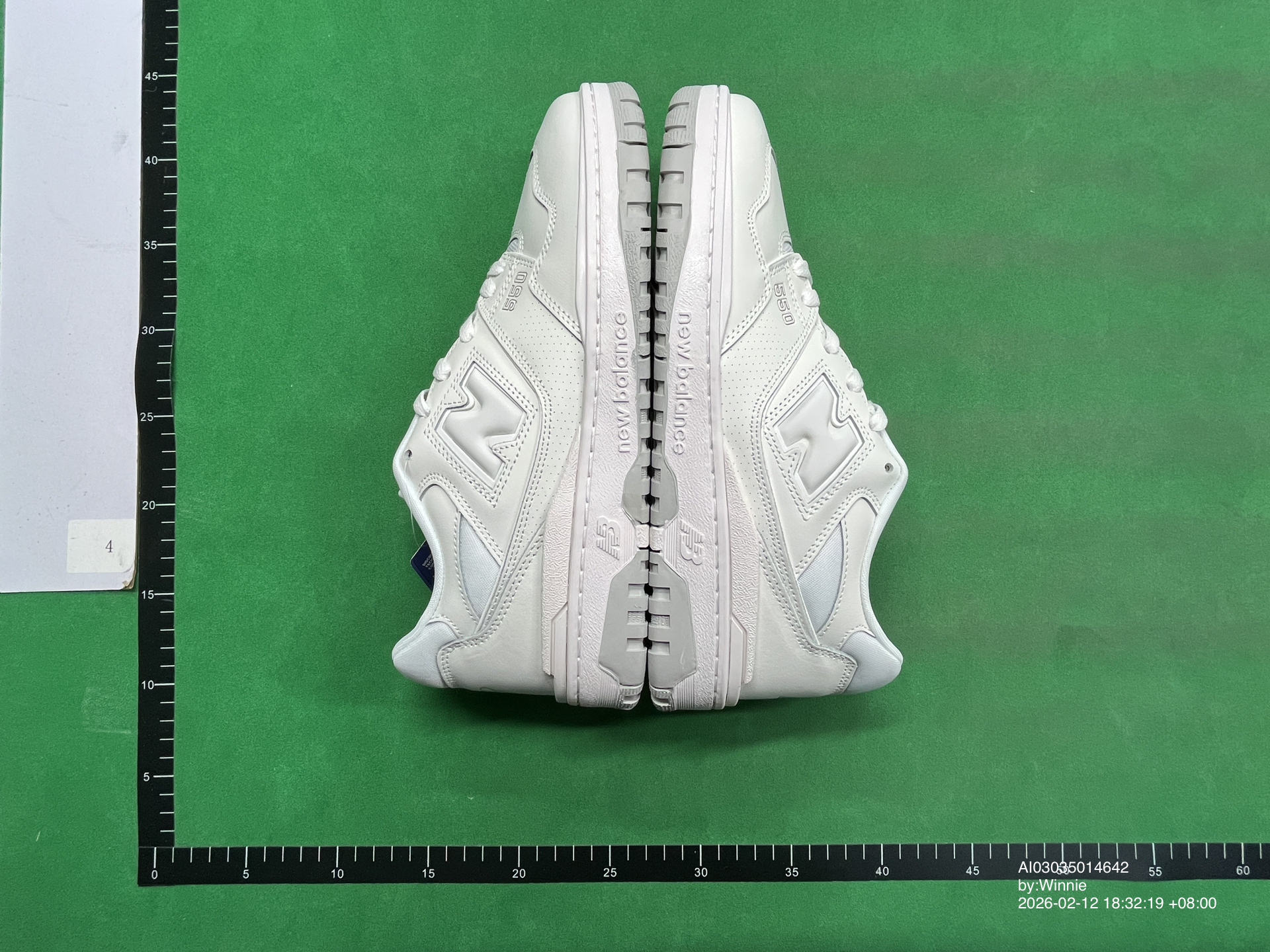 QC Photo - New Balance 550 White Green