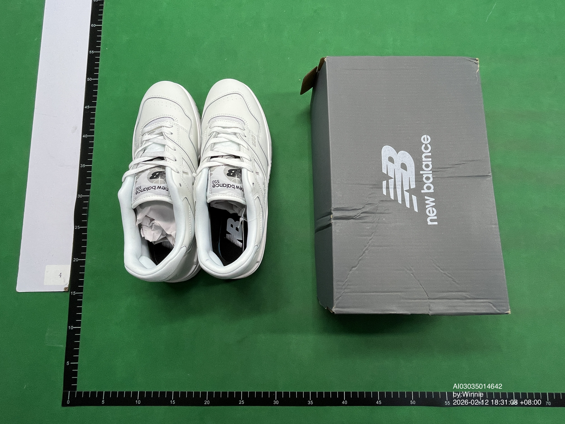 QC Photo - New Balance 550 White Green