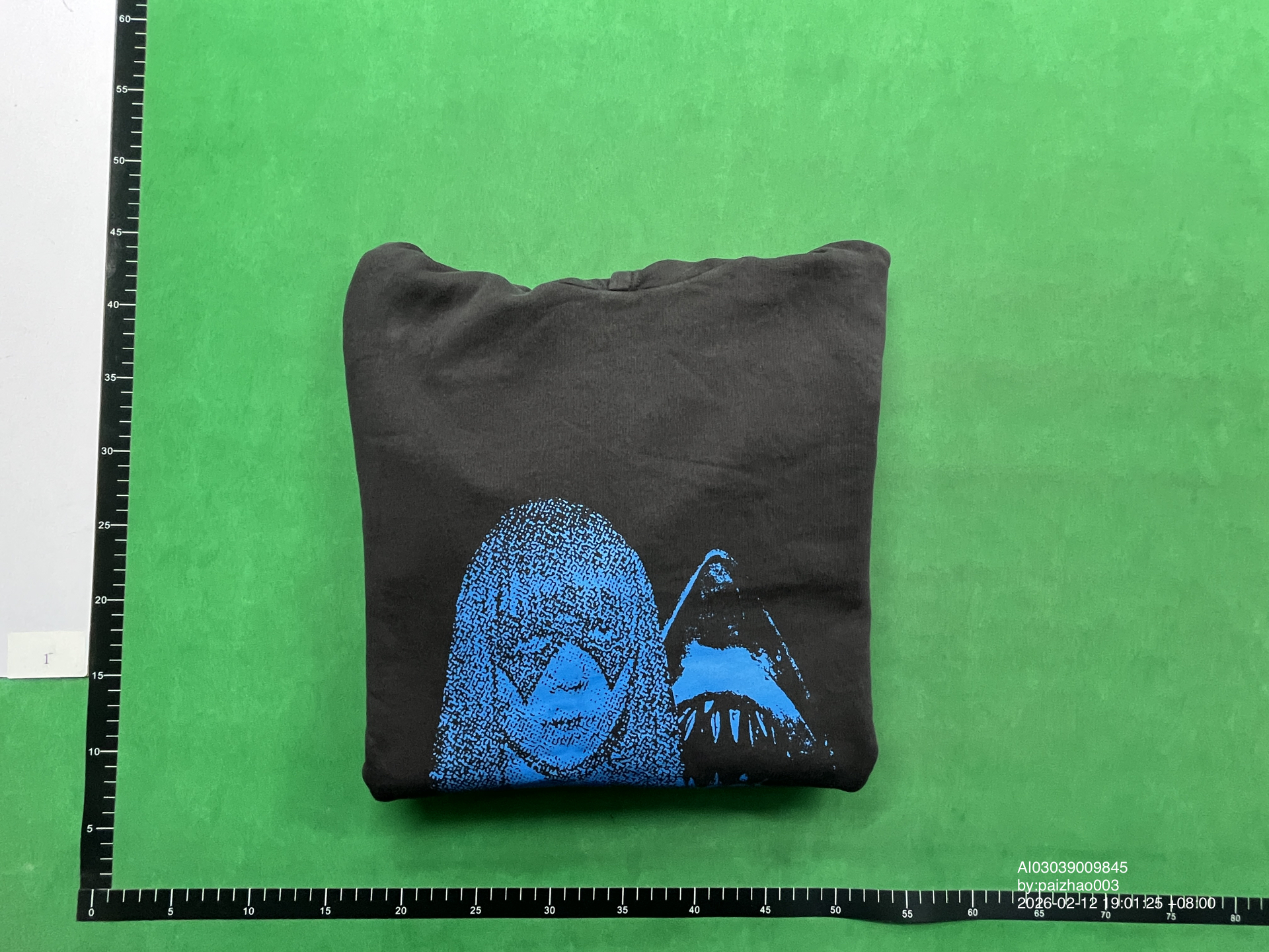 QC Photo - RAF Simons Blue Penelope Hoodie