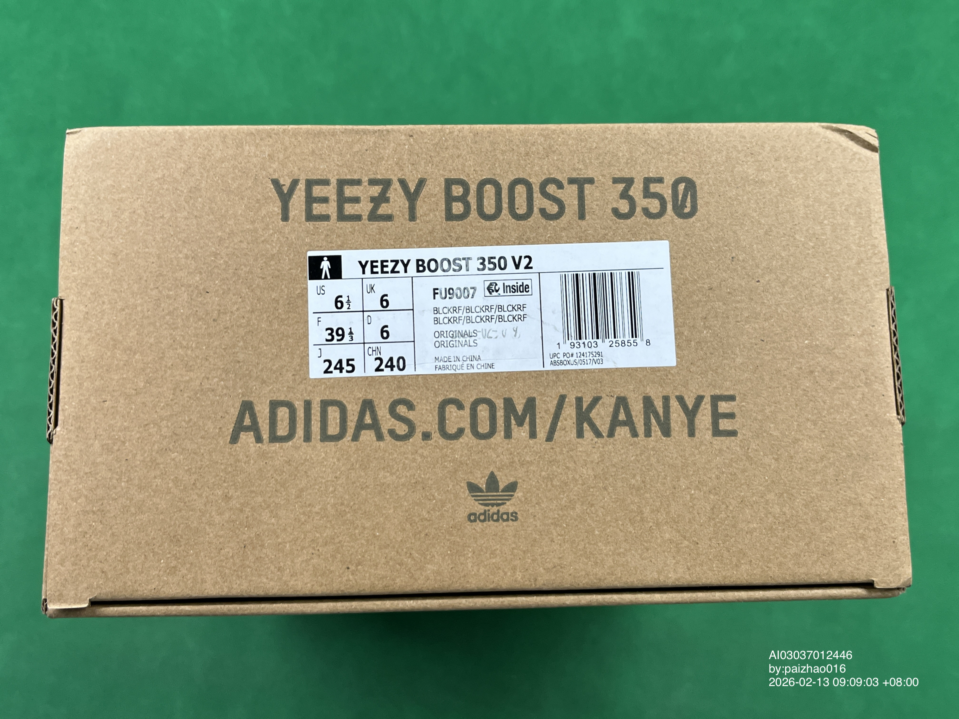 QC Photo - adidas Yeezy Boost 350 V2 Blue Tint