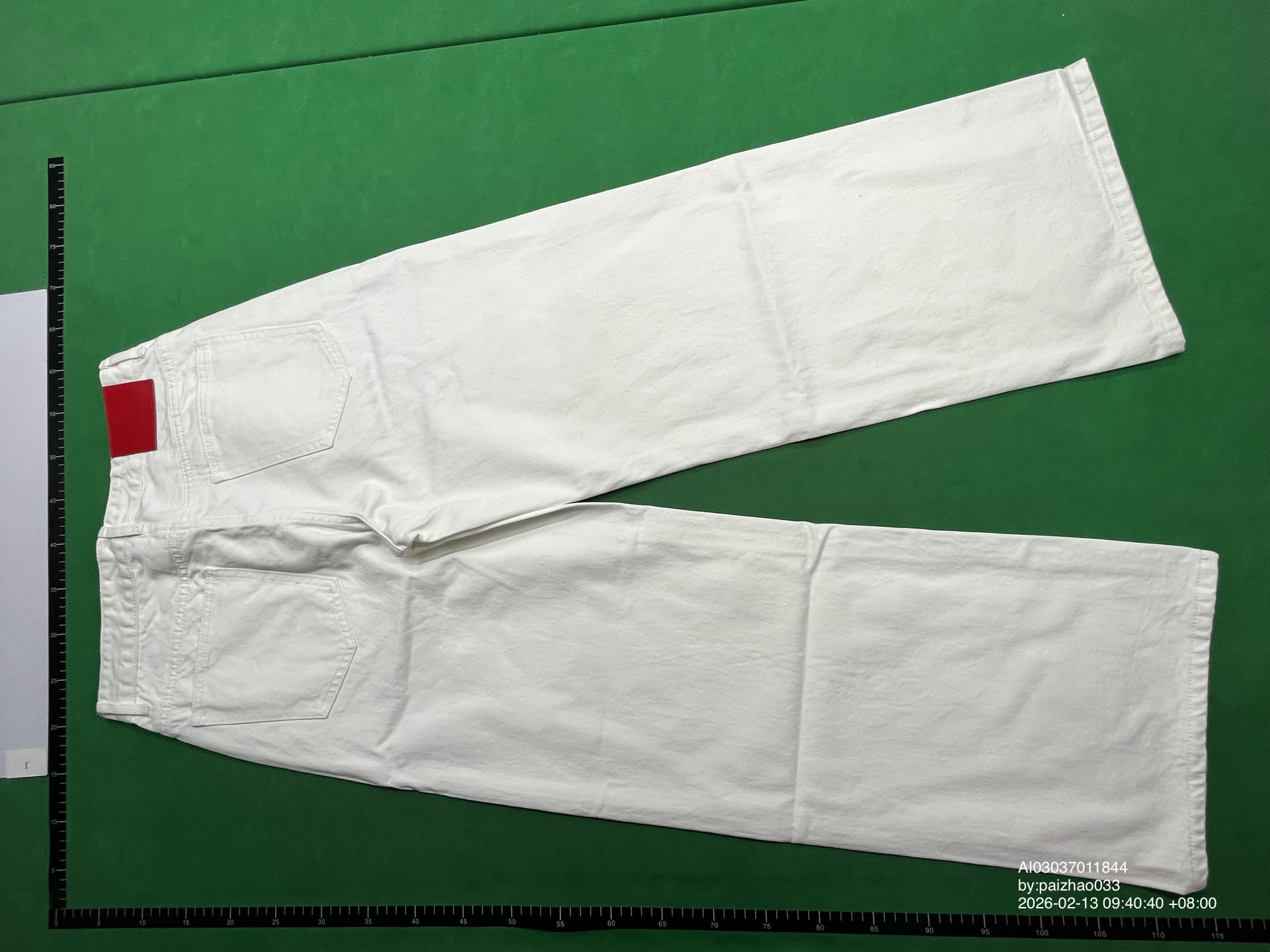 QC Photo - Firemade Raw Denim Selvedge Jeans Cream