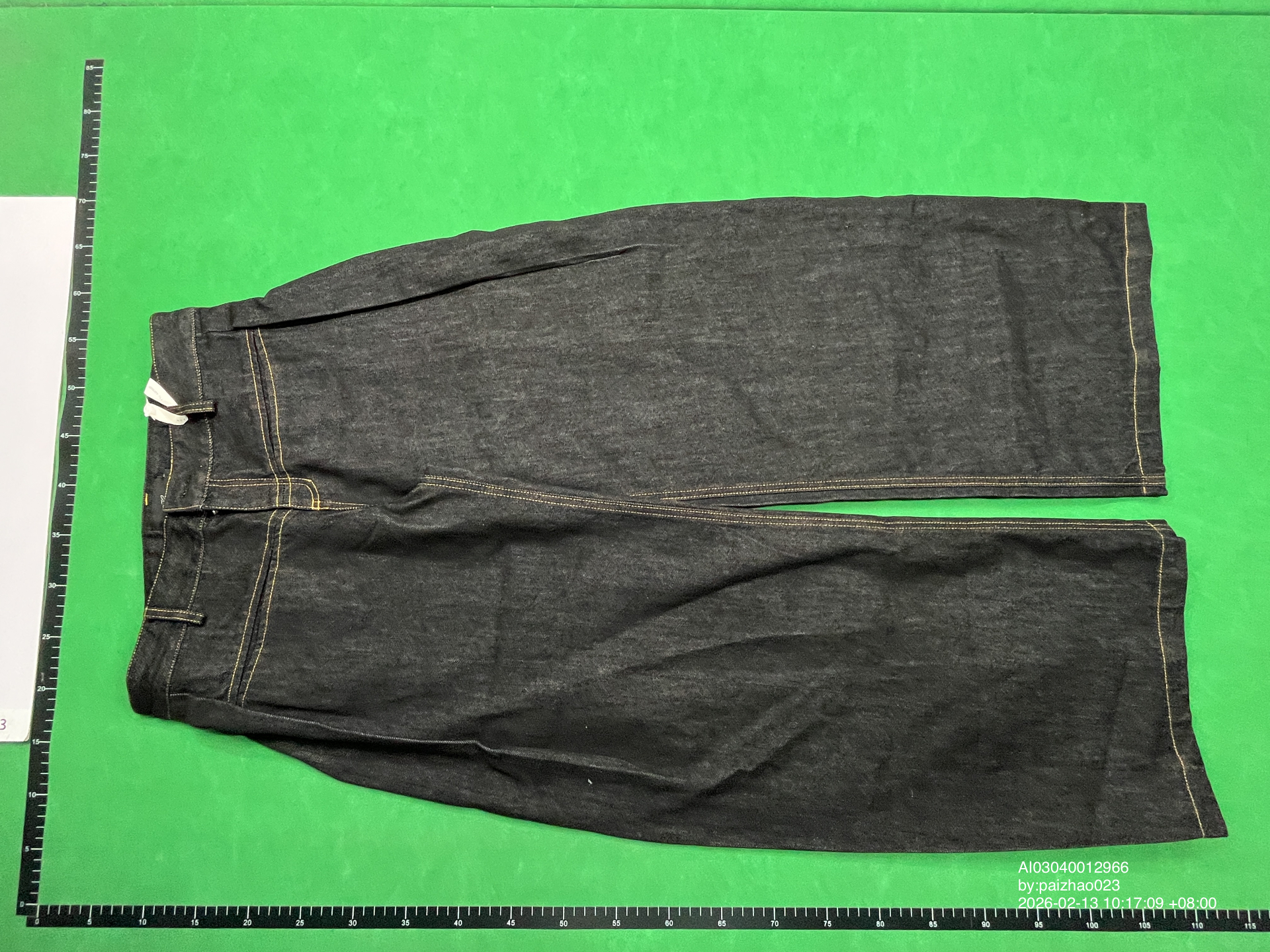 QC Photo - JCAESAR Baggy Raw Denim Jeans