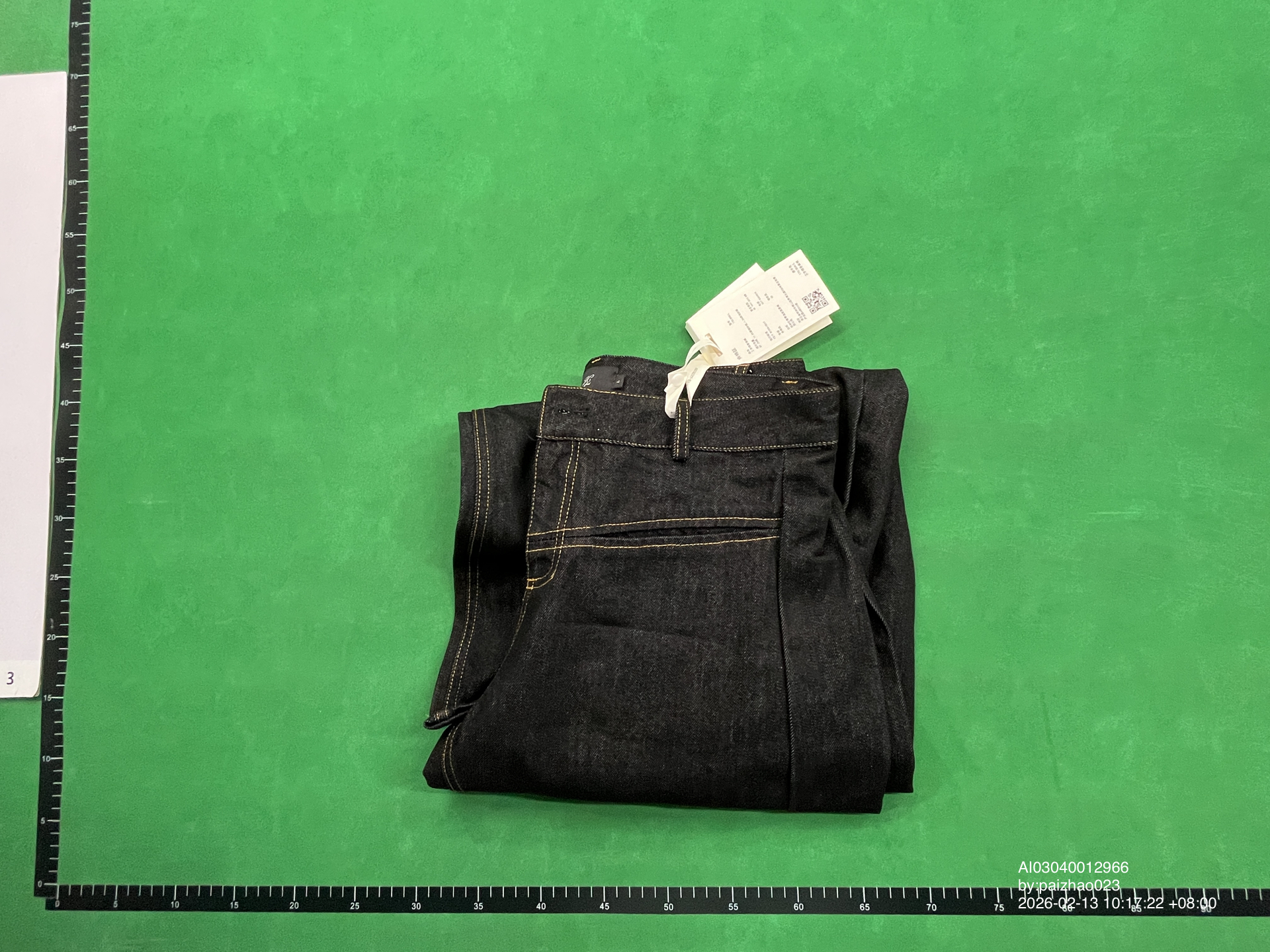 QC Photo - JCAESAR Baggy Raw Denim Jeans