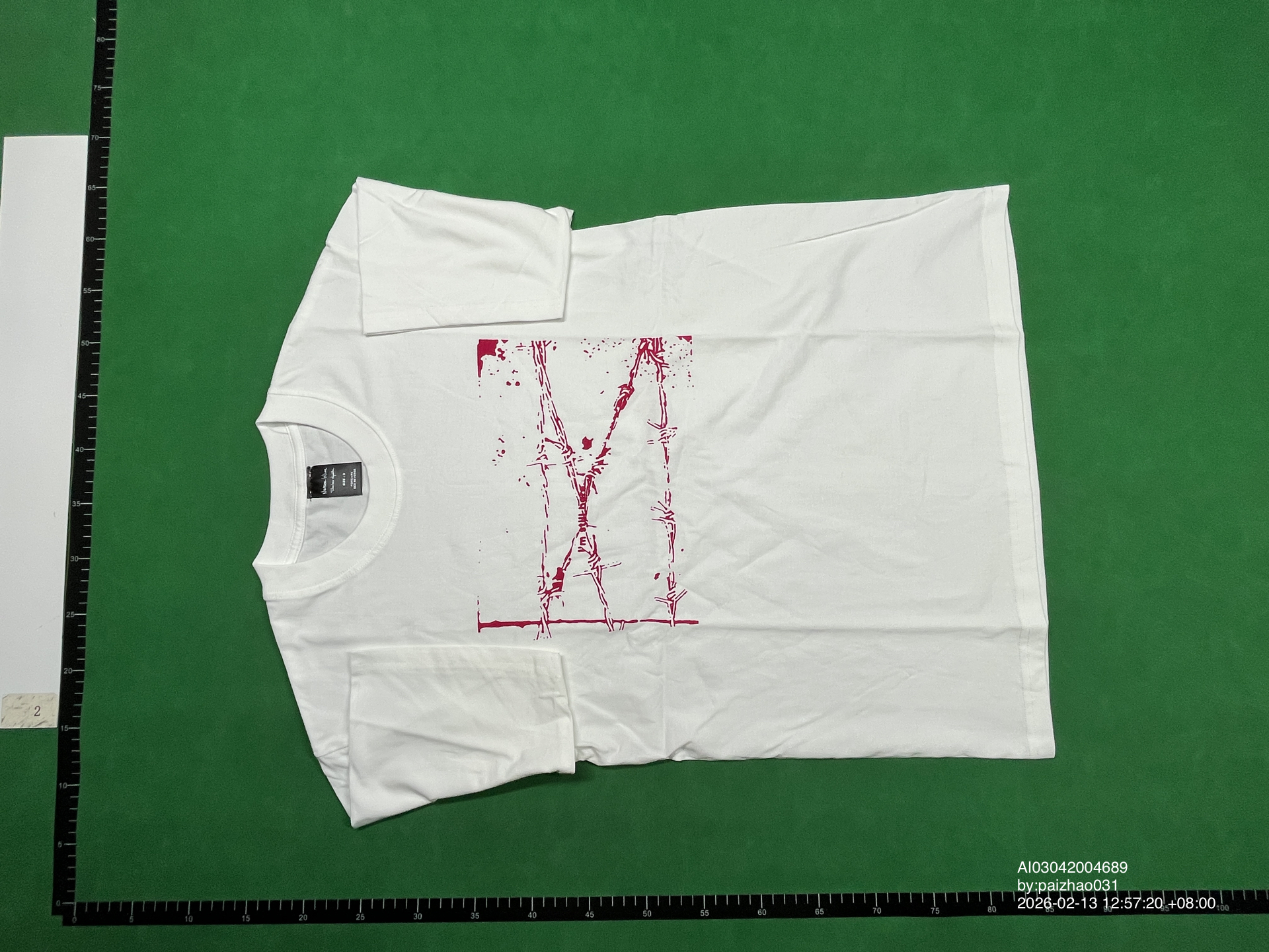 QC Photo - Number Nine SS00 Extra Heavy Im Still Here Barbwire Tee