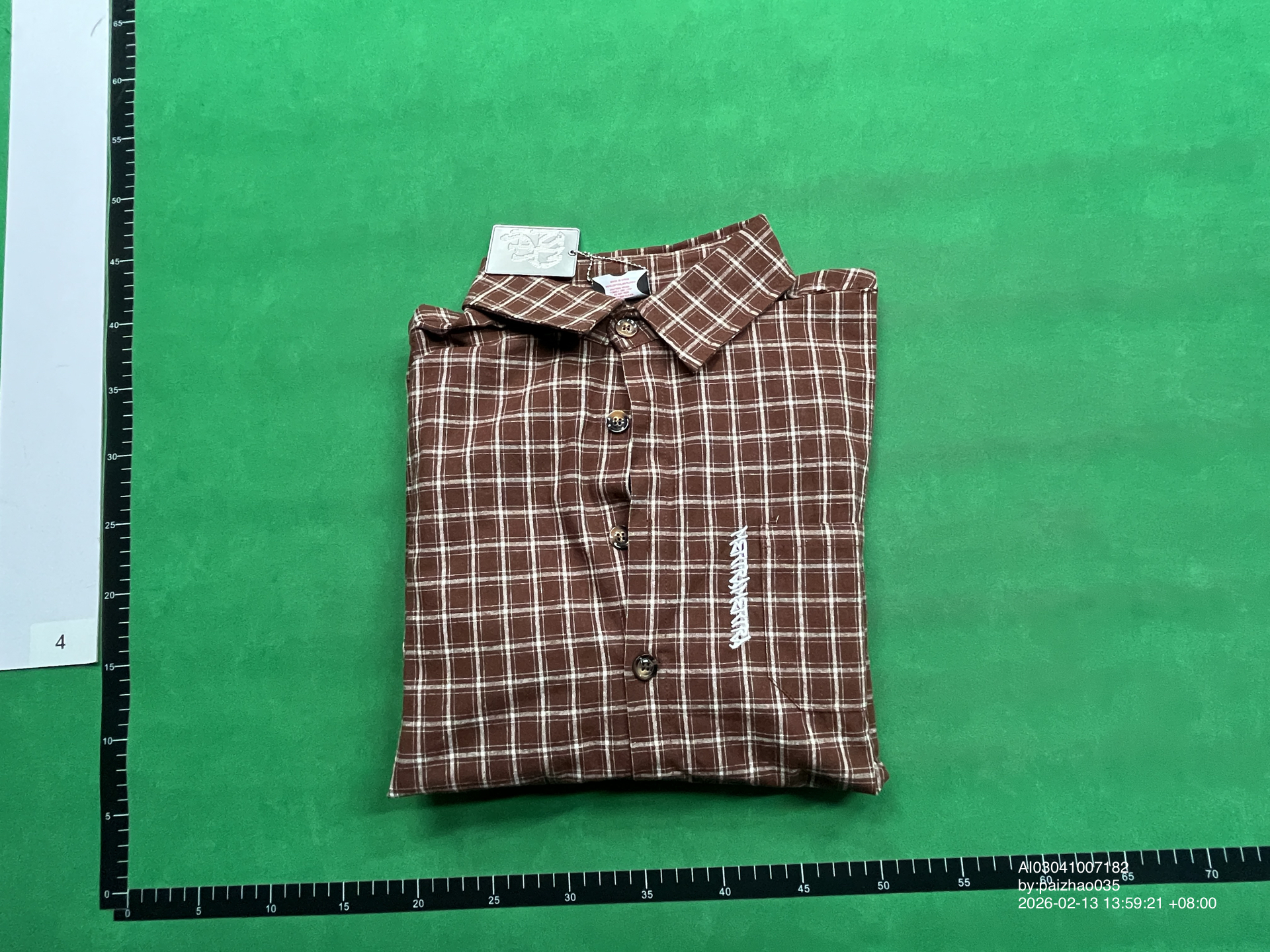 QC Photo - Mertra Plaid Shirt (Green)