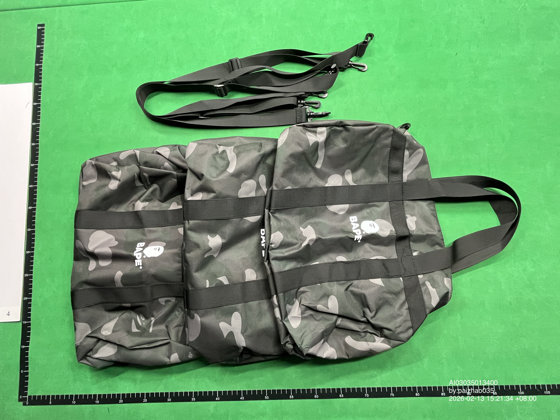 QC Photo - Bape Gym Bag