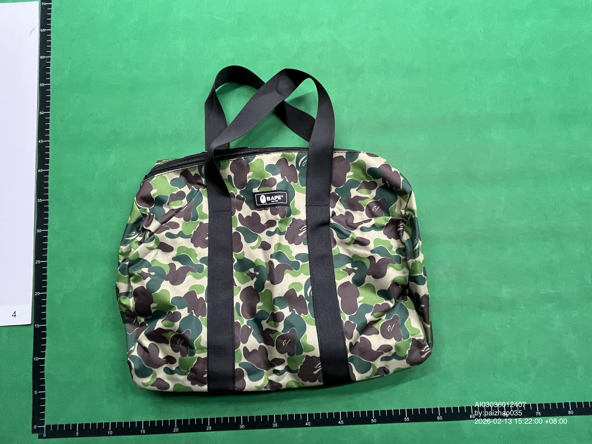QC Photo - Bape Gym Bag
