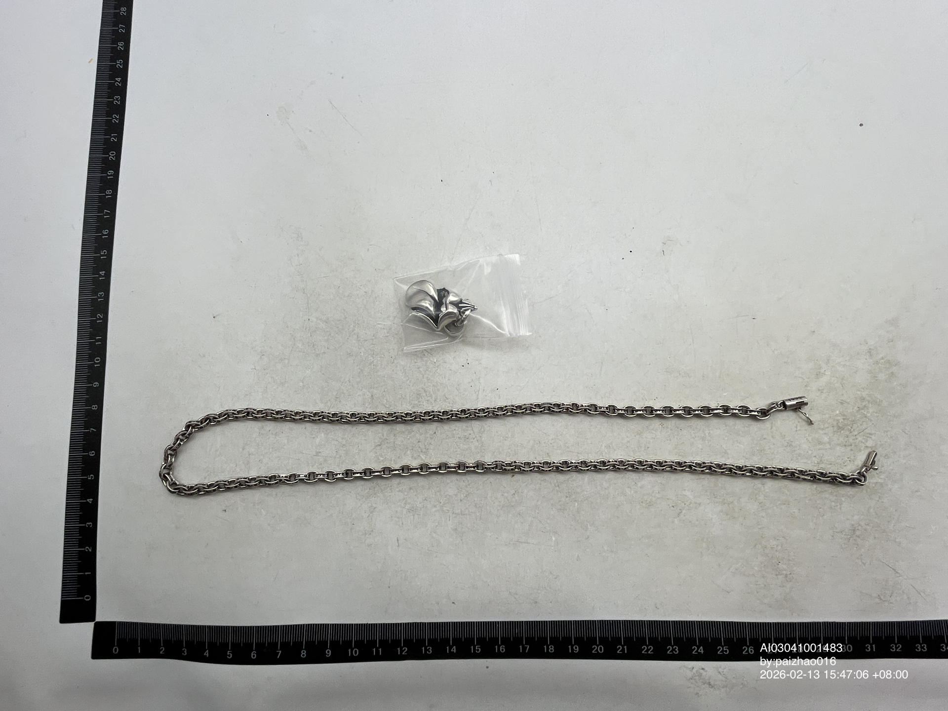 QC Photo - Chrome Hearts Chain + Pendant
