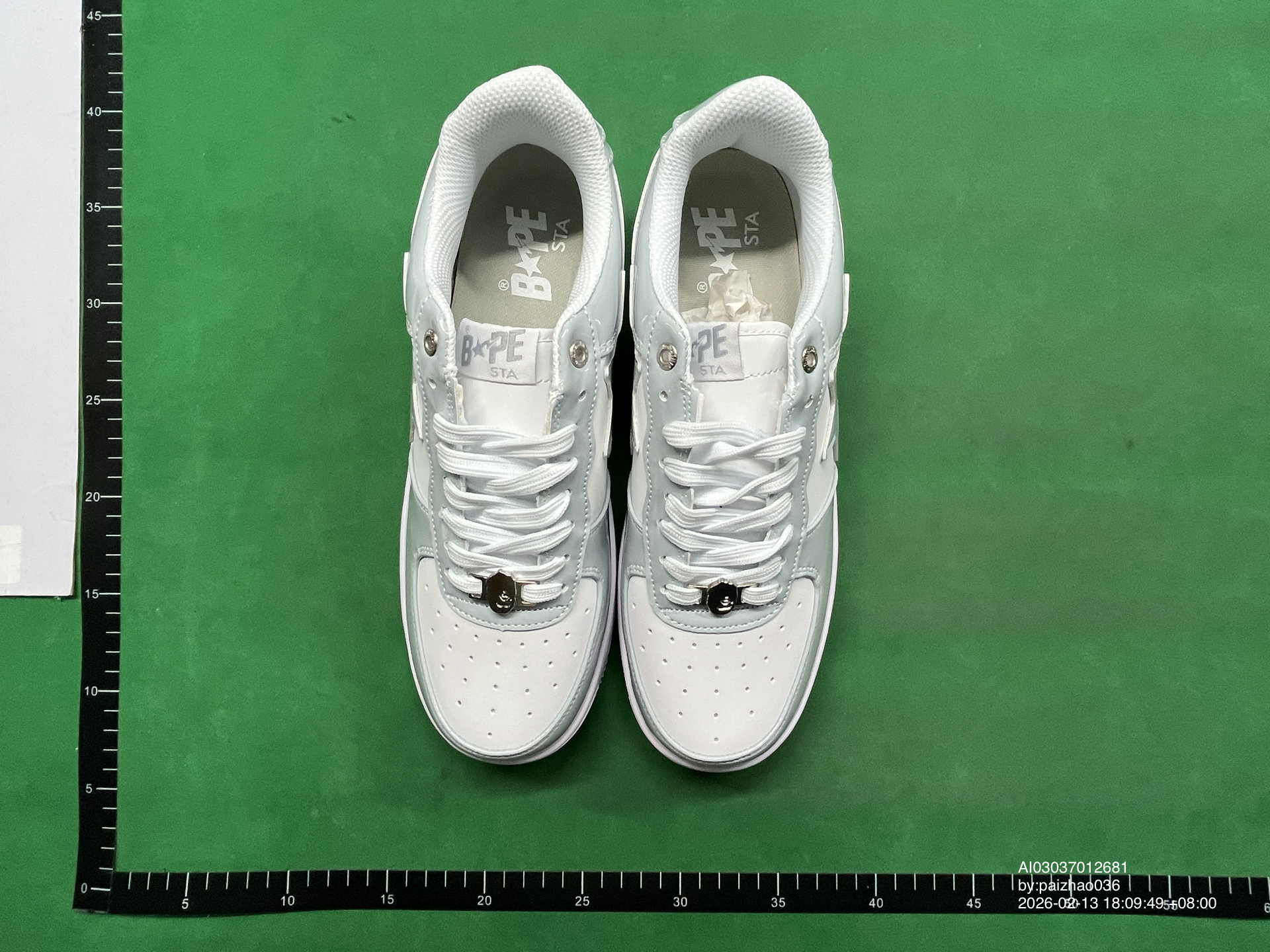 QC Photo - A Bathing Ape Bape Sta JJJJound White Navy