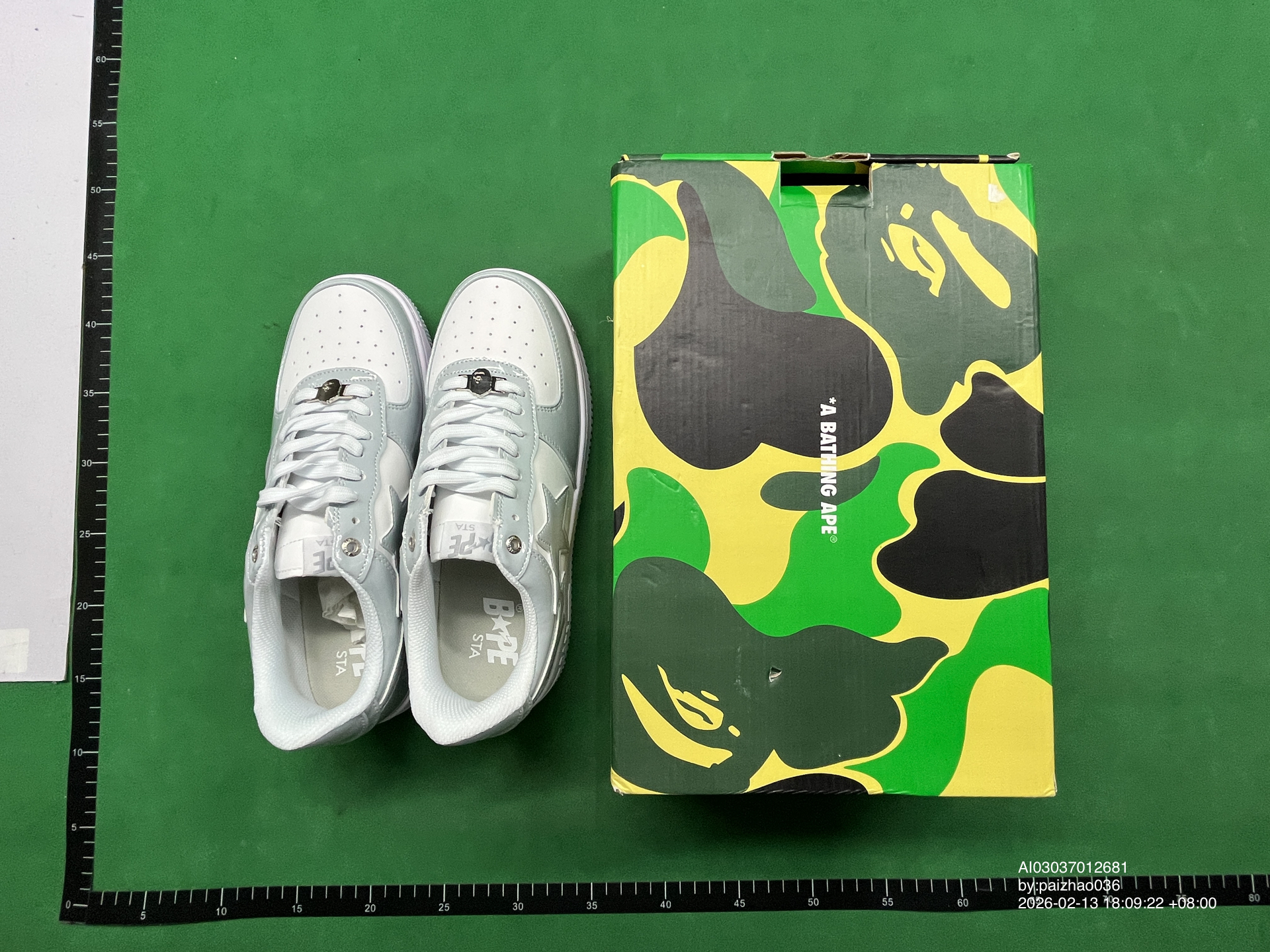 QC Photo - A Bathing Ape Bape Sta JJJJound White Navy