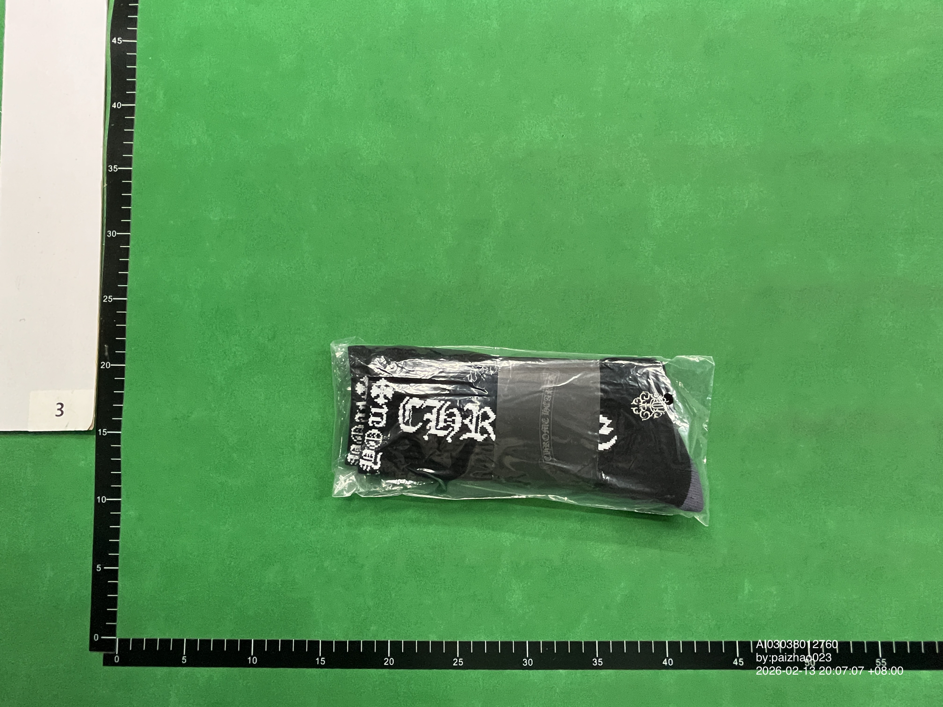 QC Photo - Chrome Hearts Socks #2