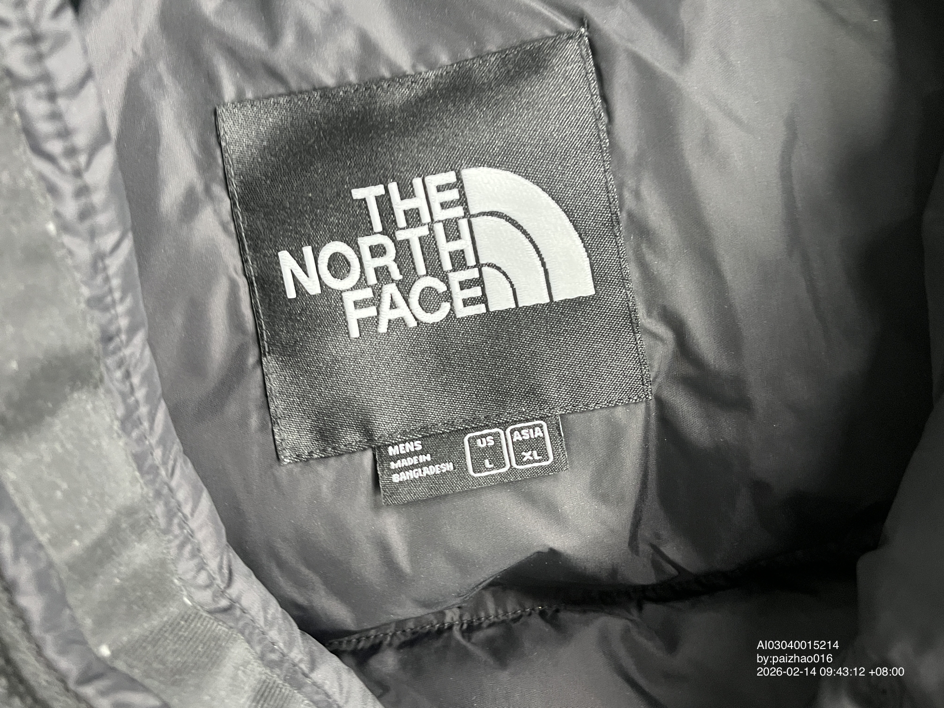 QC Photo - North Face 1996 Nupste Puffer Jacket [WWTOP Batch]
