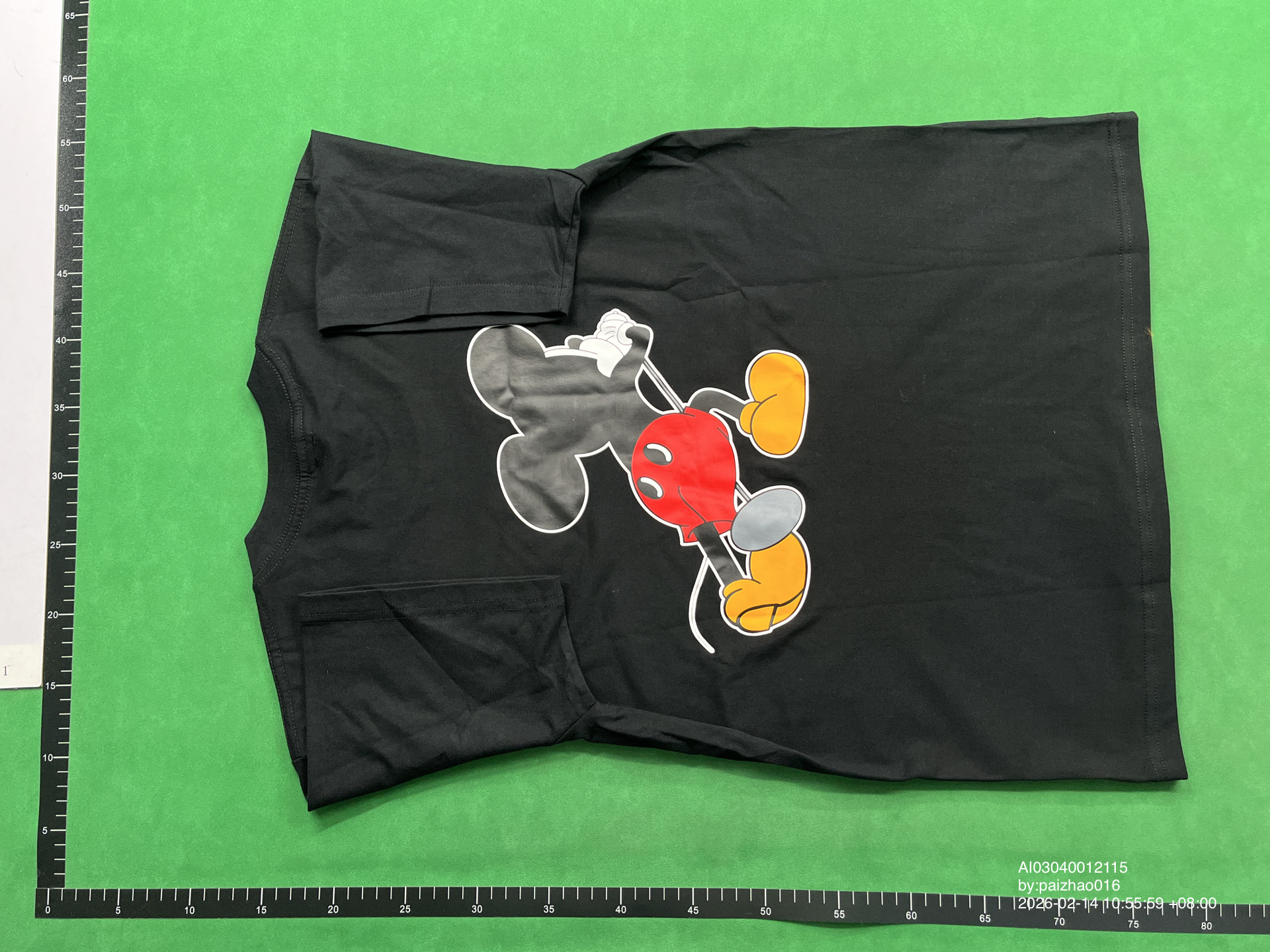 QC Photo - Number Nine Singing Mickey Mouse Tee