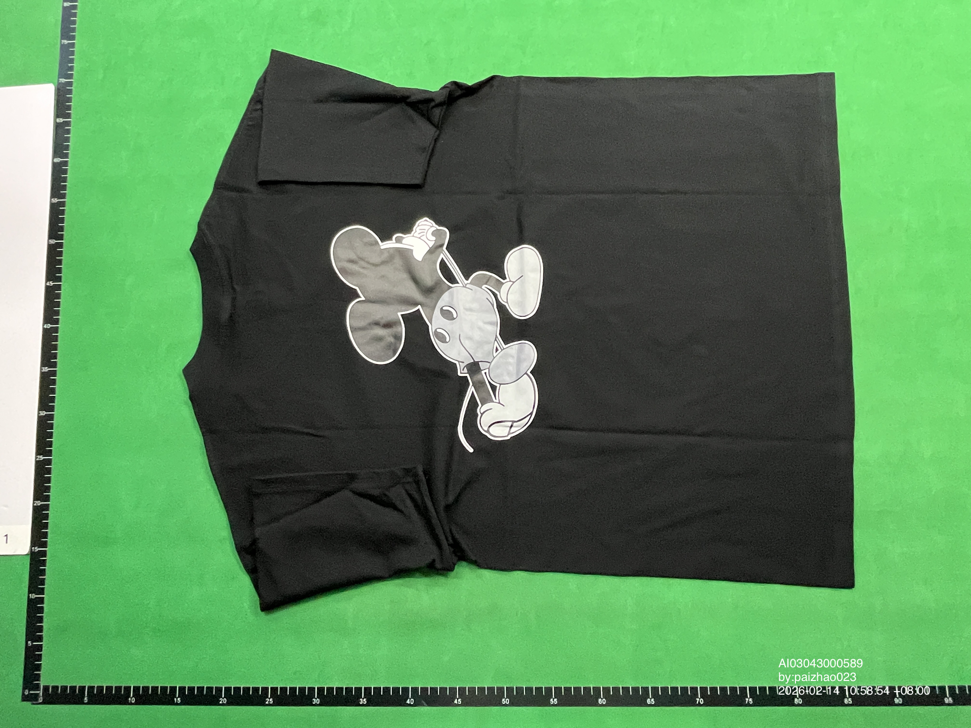 QC Photo - Number Nine Singing Mickey Mouse Tee