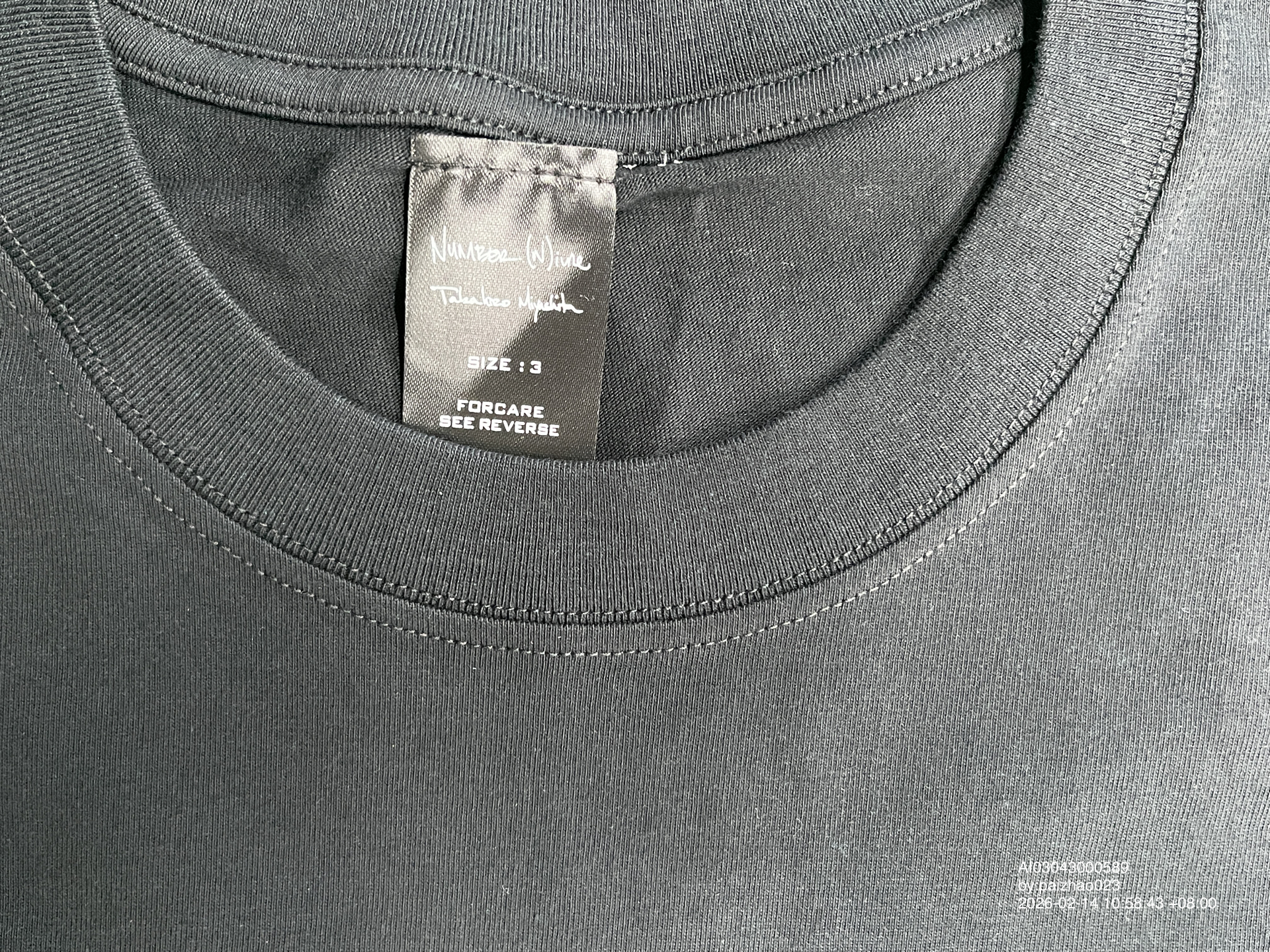 QC Photo - Number Nine Singing Mickey Mouse Tee