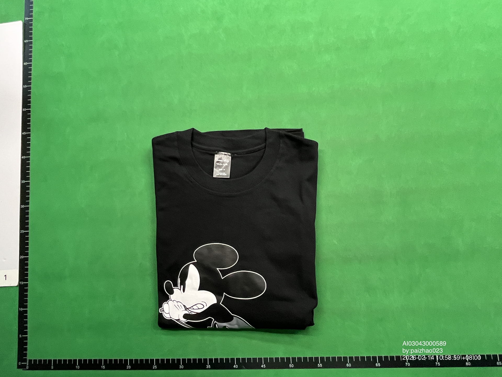 QC Photo - Number Nine Singing Mickey Mouse Tee