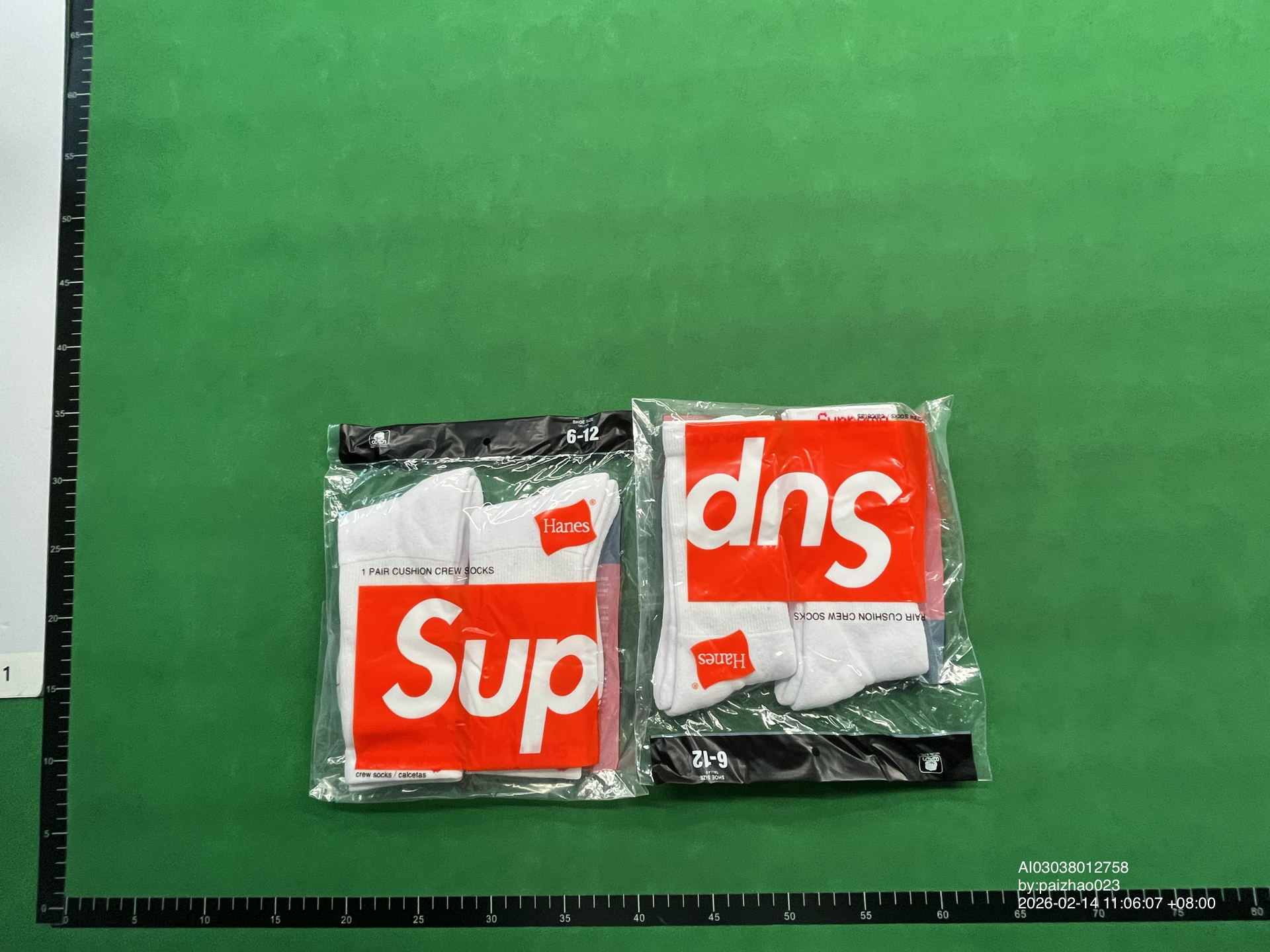QC Photo - Supreme Socks
