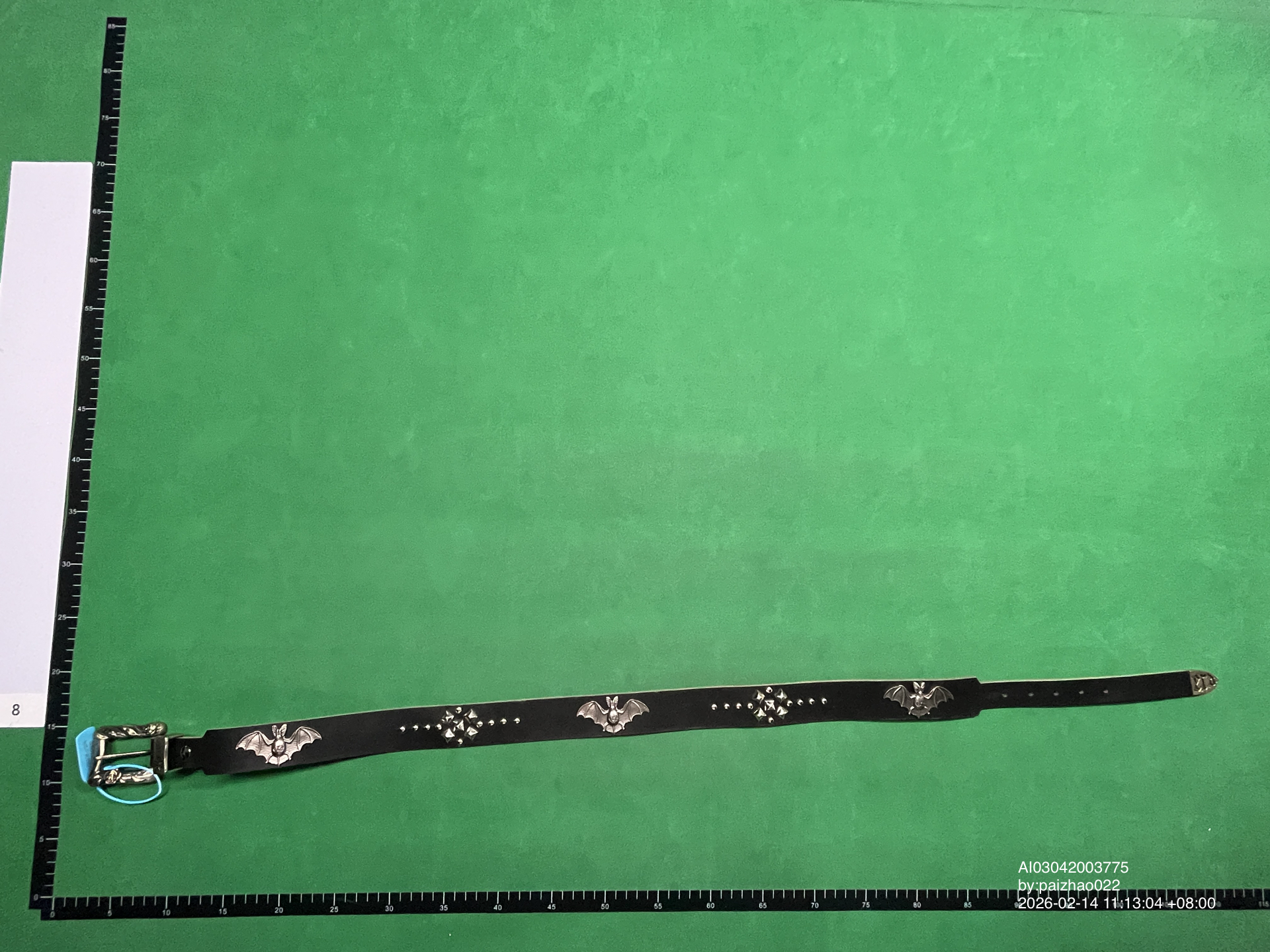 QC Photo - Enfants Riches Deprimes Bat Stud Texas Serenade Belt (4 Variants)